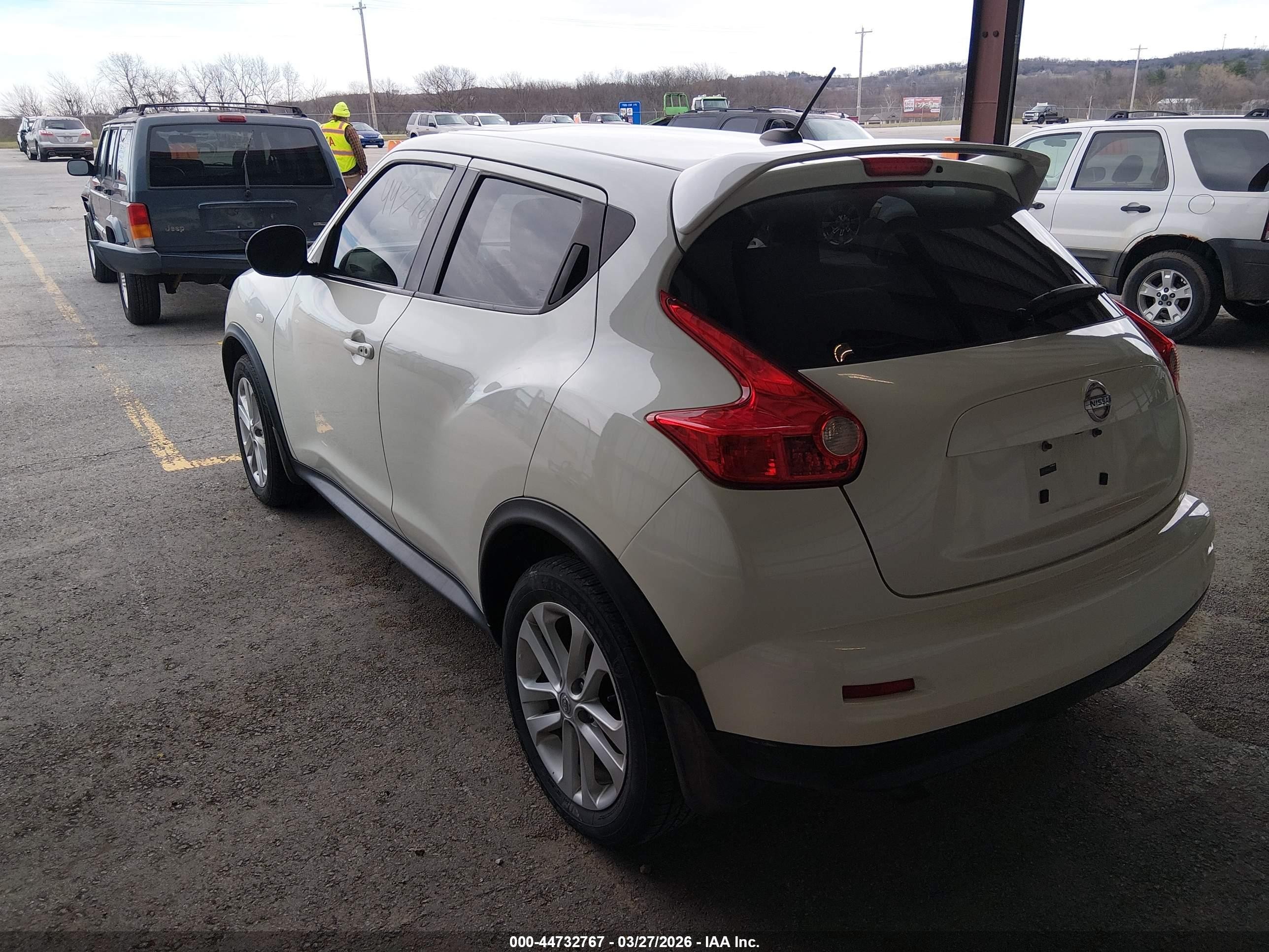 2011 Nissan Juke Sl White vin: JN8AF5MR9BT021217