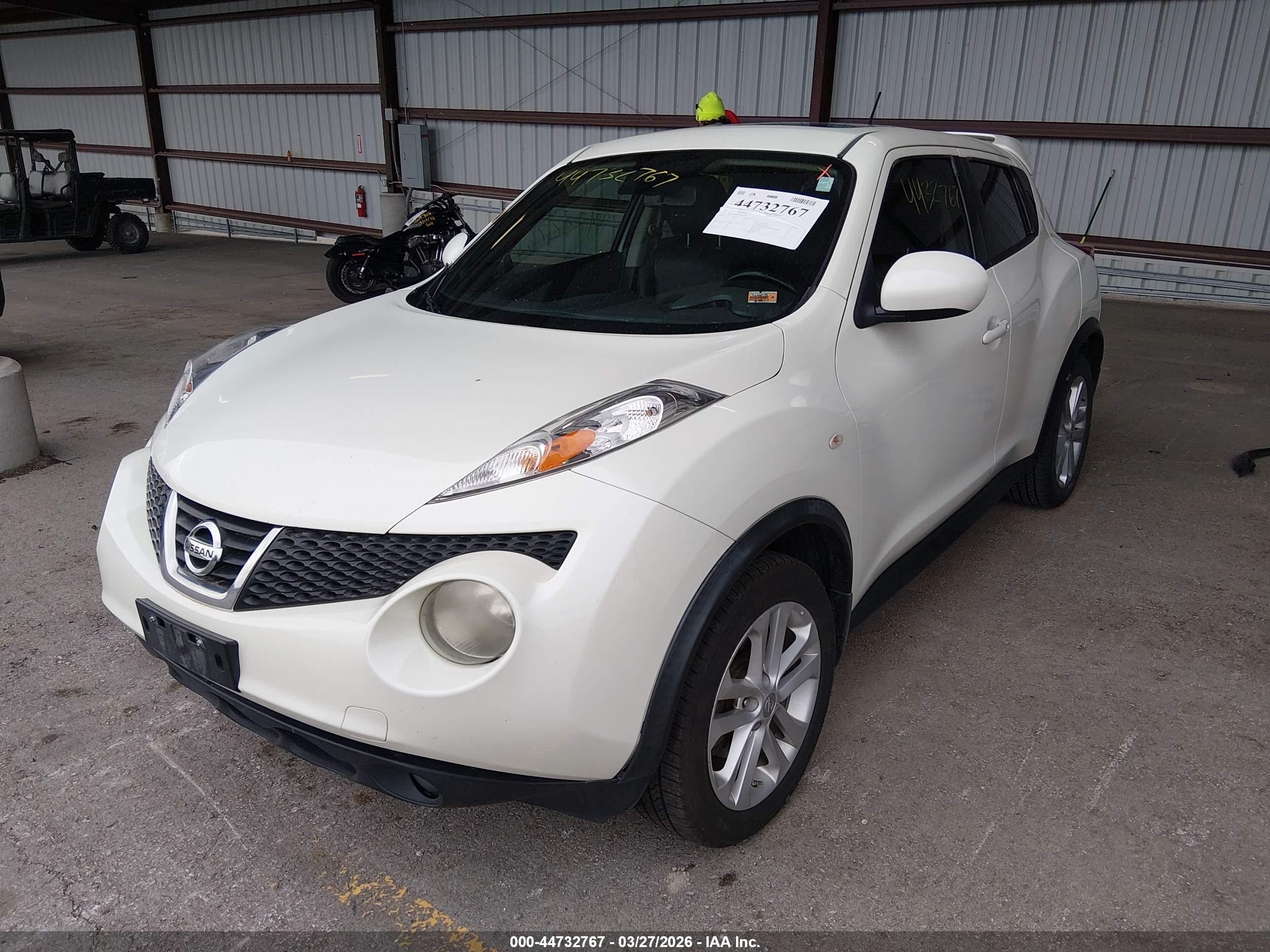 2011 Nissan Juke Sl White vin: JN8AF5MR9BT021217