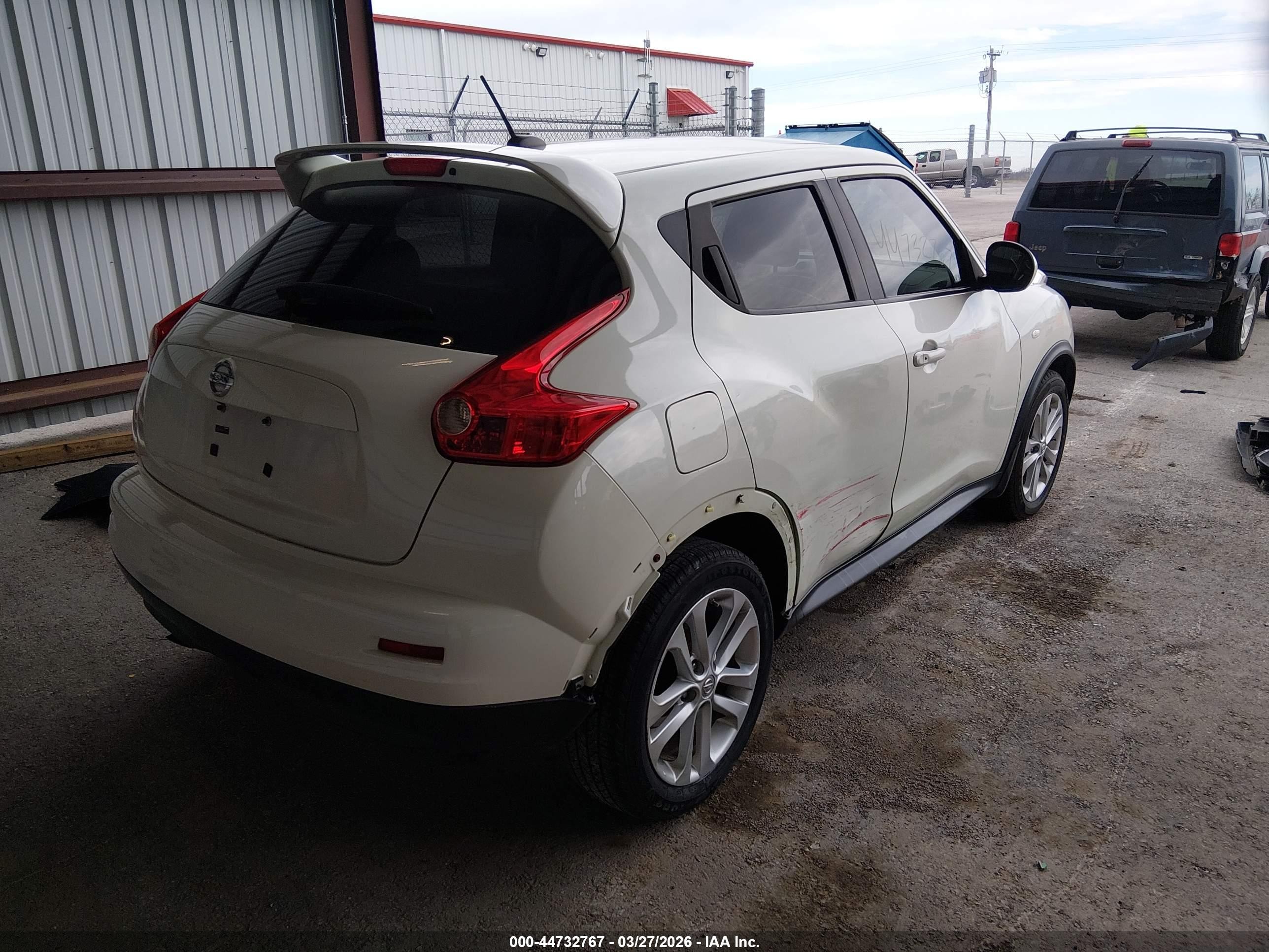 2011 Nissan Juke Sl White vin: JN8AF5MR9BT021217