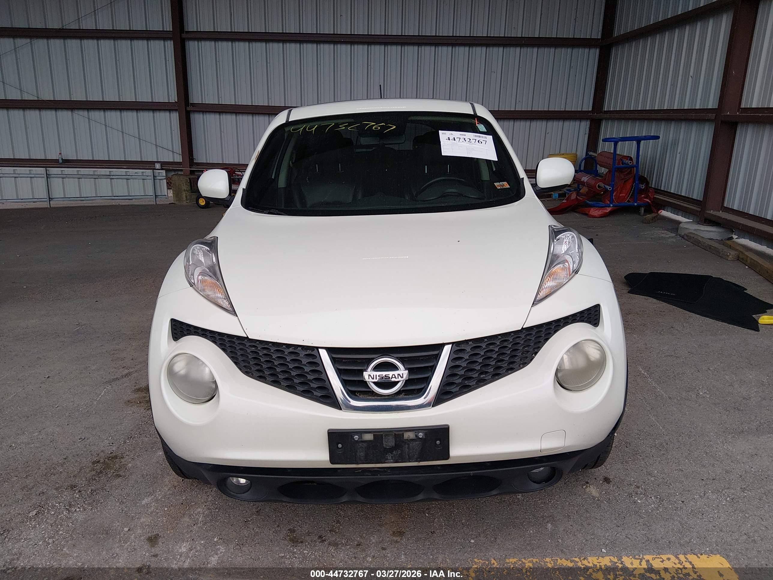 2011 Nissan Juke Sl White vin: JN8AF5MR9BT021217