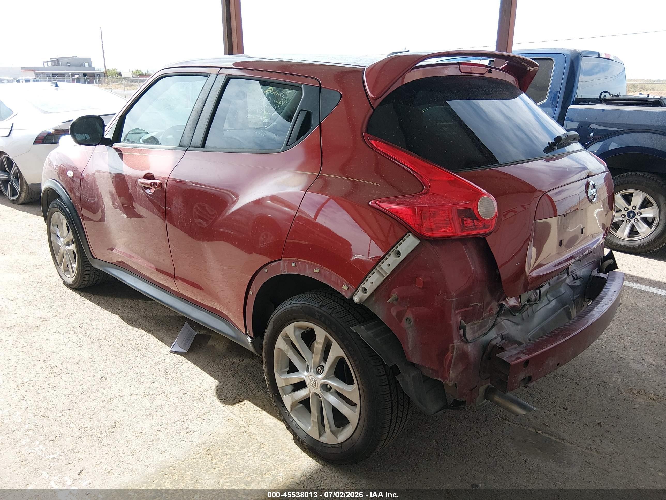 2012 Nissan Juke Sl Red vin: JN8AF5MR9CT106995