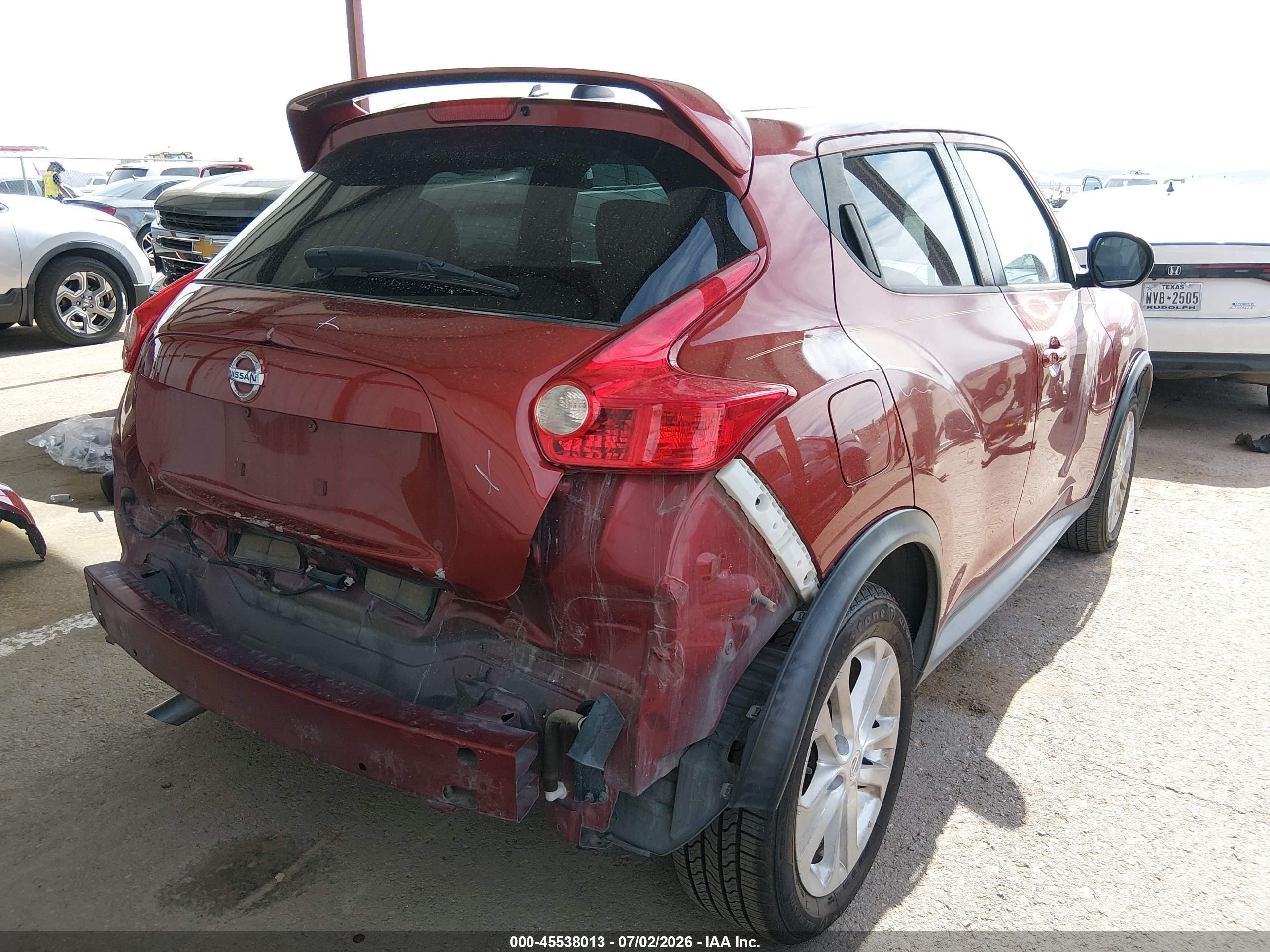 2012 Nissan Juke Sl Red vin: JN8AF5MR9CT106995