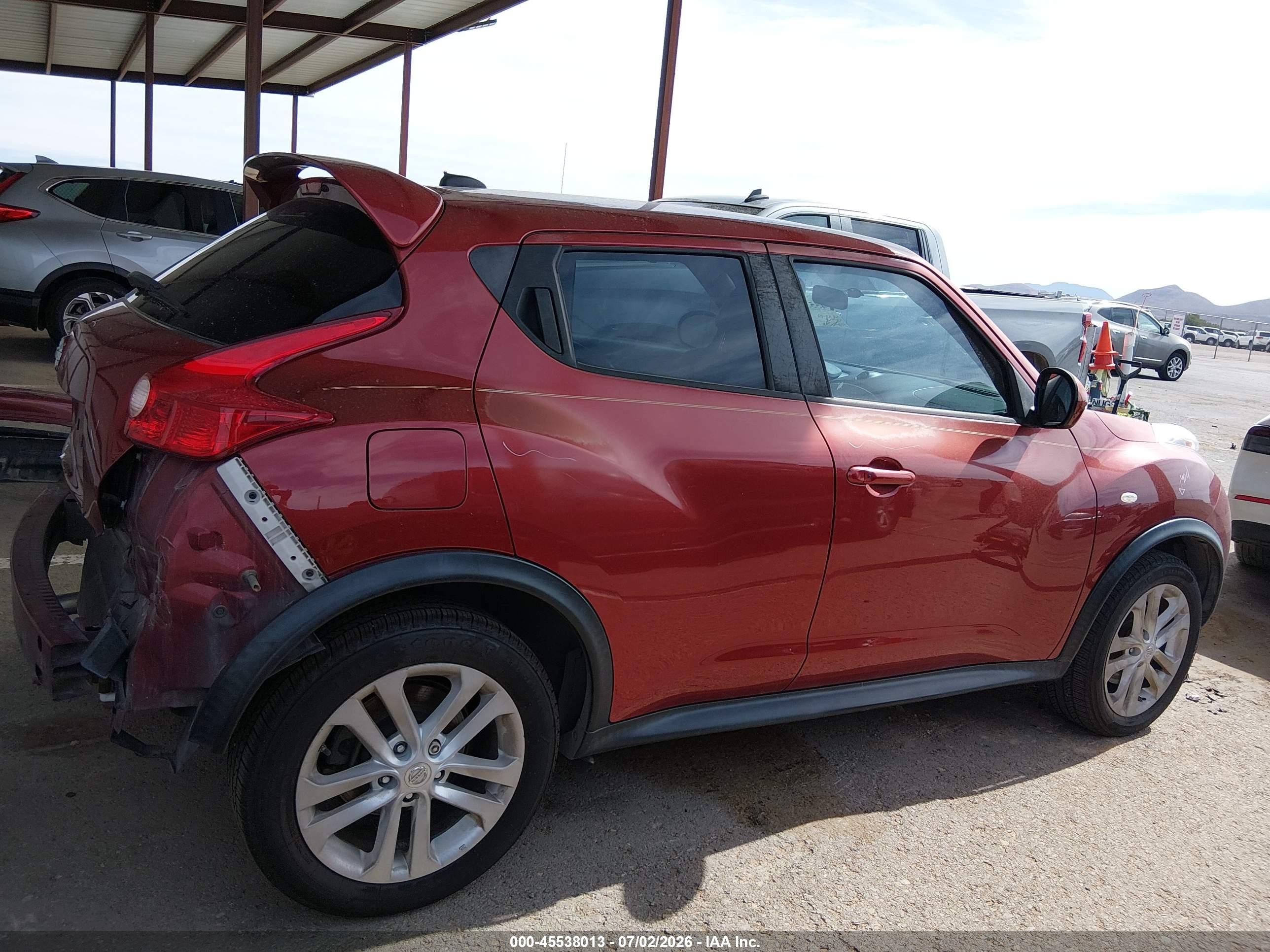 2012 Nissan Juke Sl Red vin: JN8AF5MR9CT106995