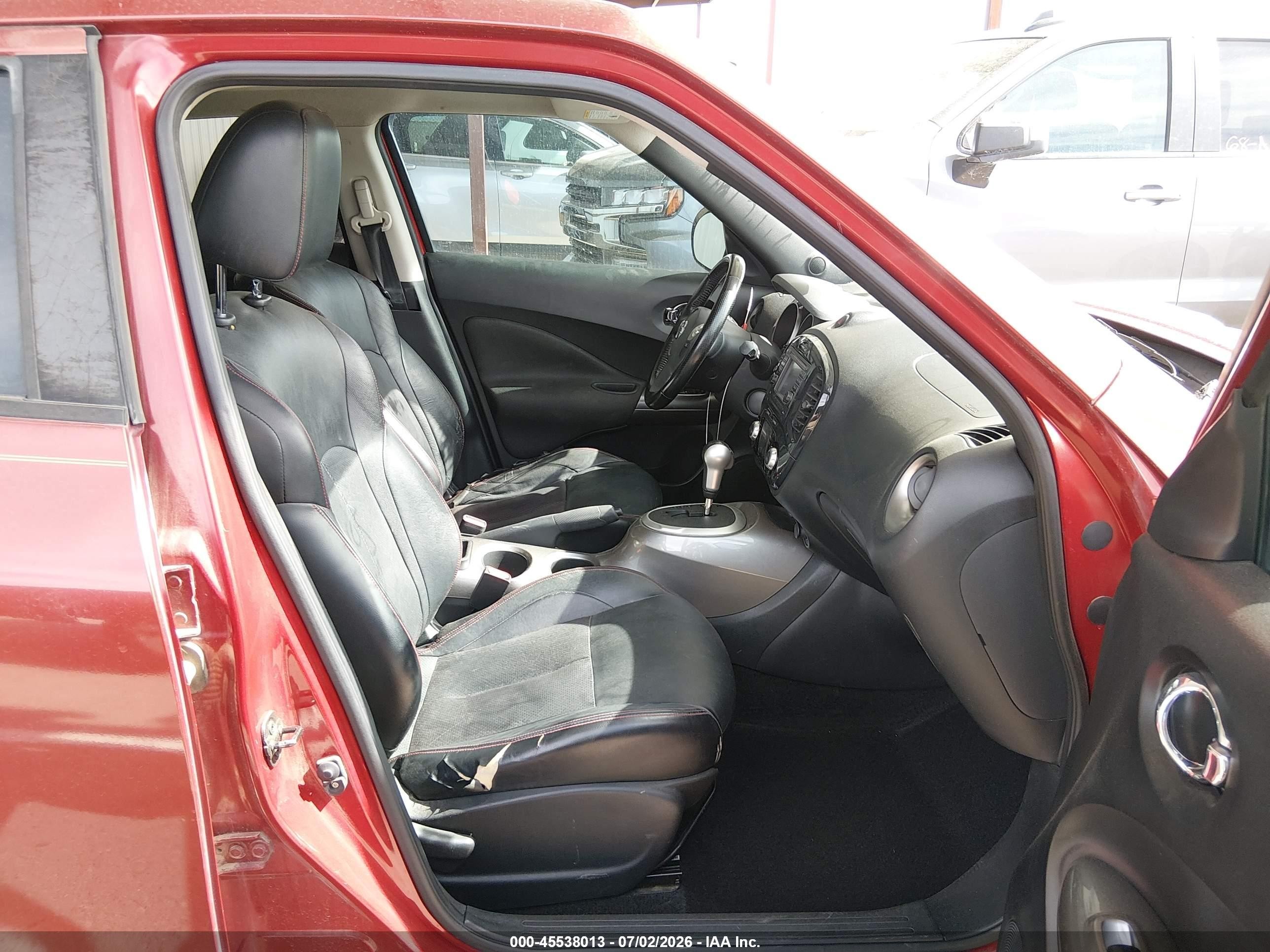2012 Nissan Juke Sl Red vin: JN8AF5MR9CT106995