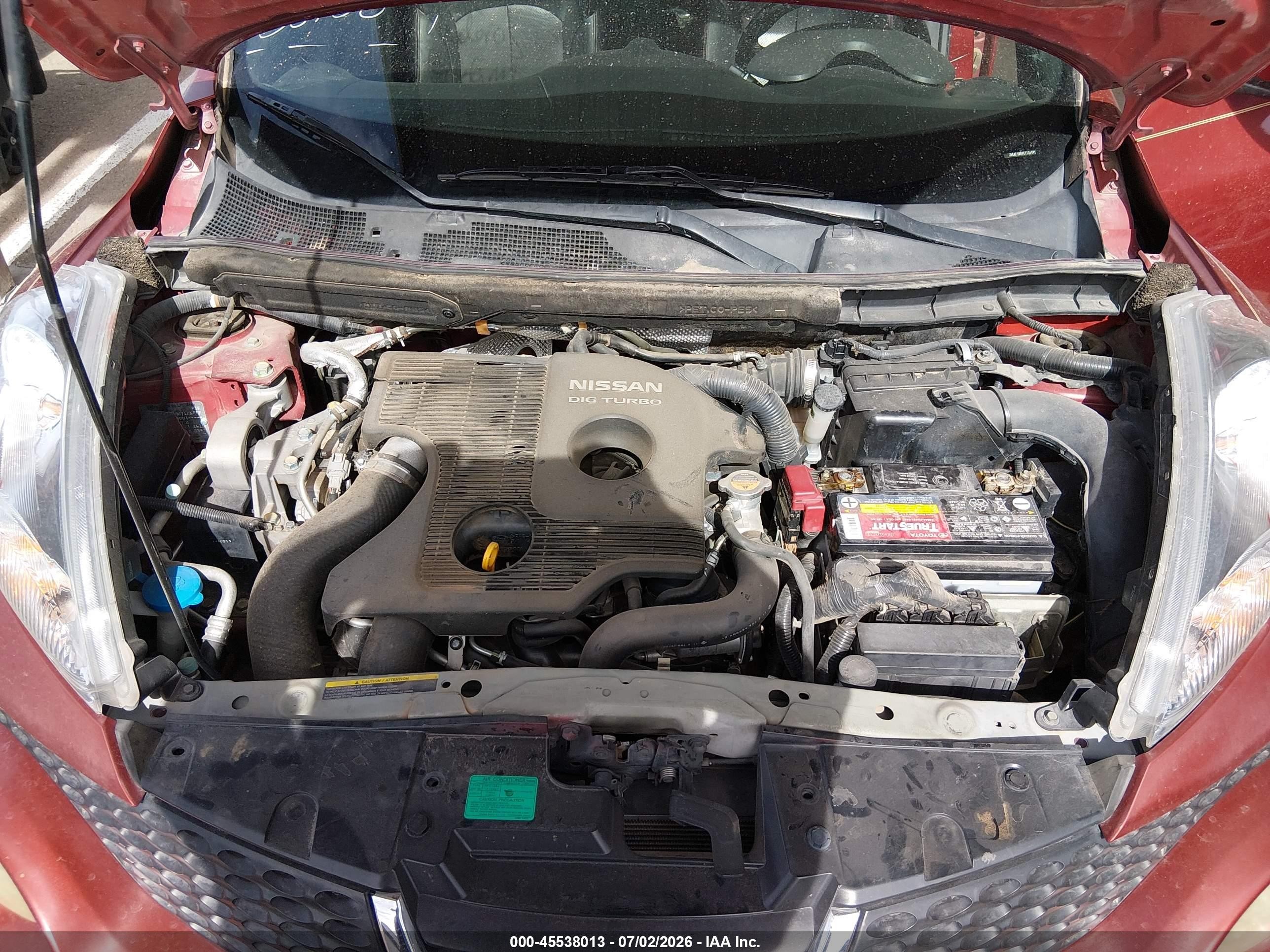 2012 Nissan Juke Sl Red vin: JN8AF5MR9CT106995