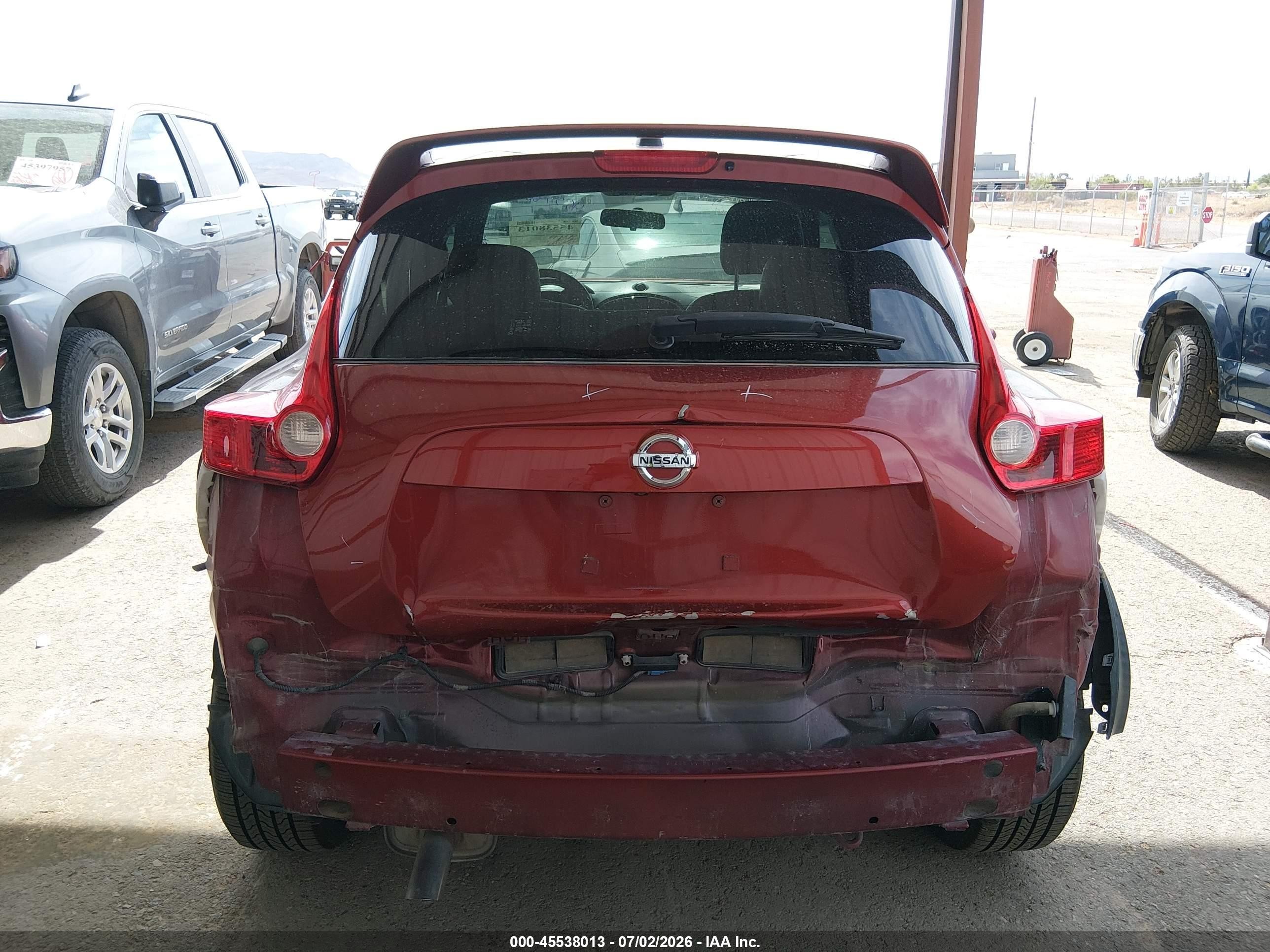 2012 Nissan Juke Sl Red vin: JN8AF5MR9CT106995