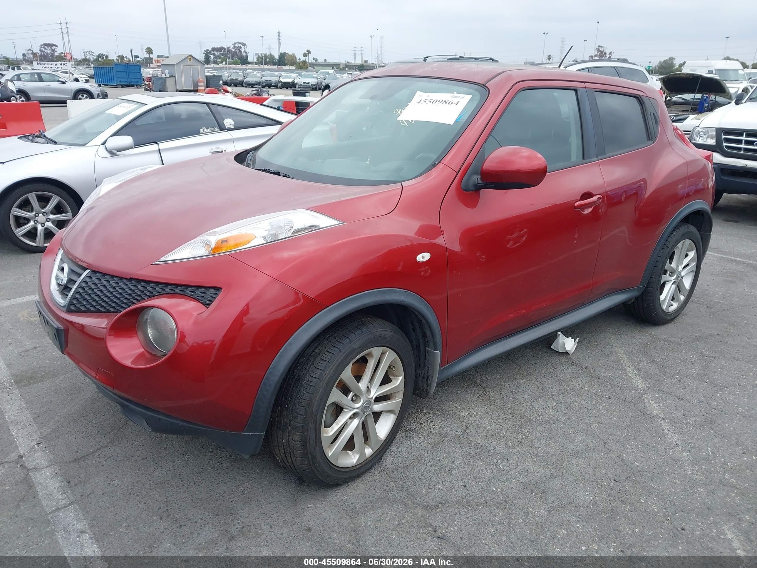 2012 Nissan Juke Sv Red vin: JN8AF5MR9CT117995