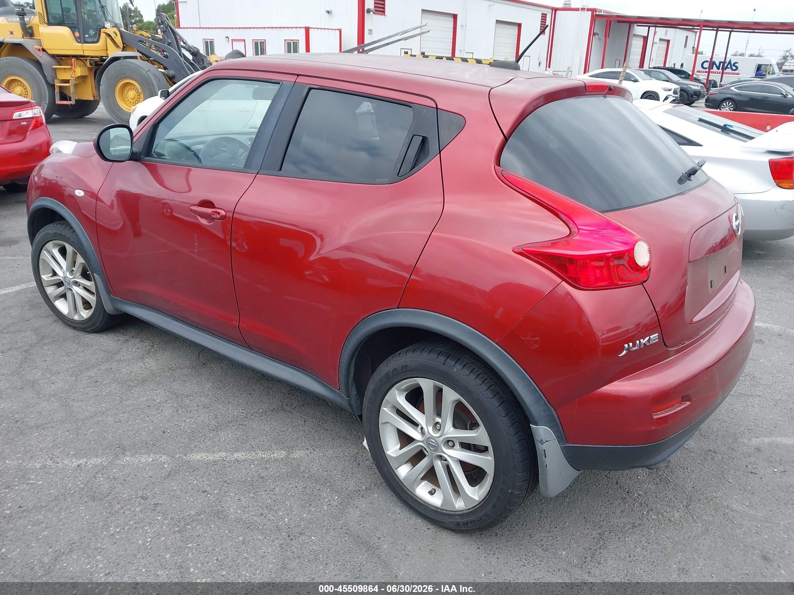 2012 Nissan Juke Sv Red vin: JN8AF5MR9CT117995