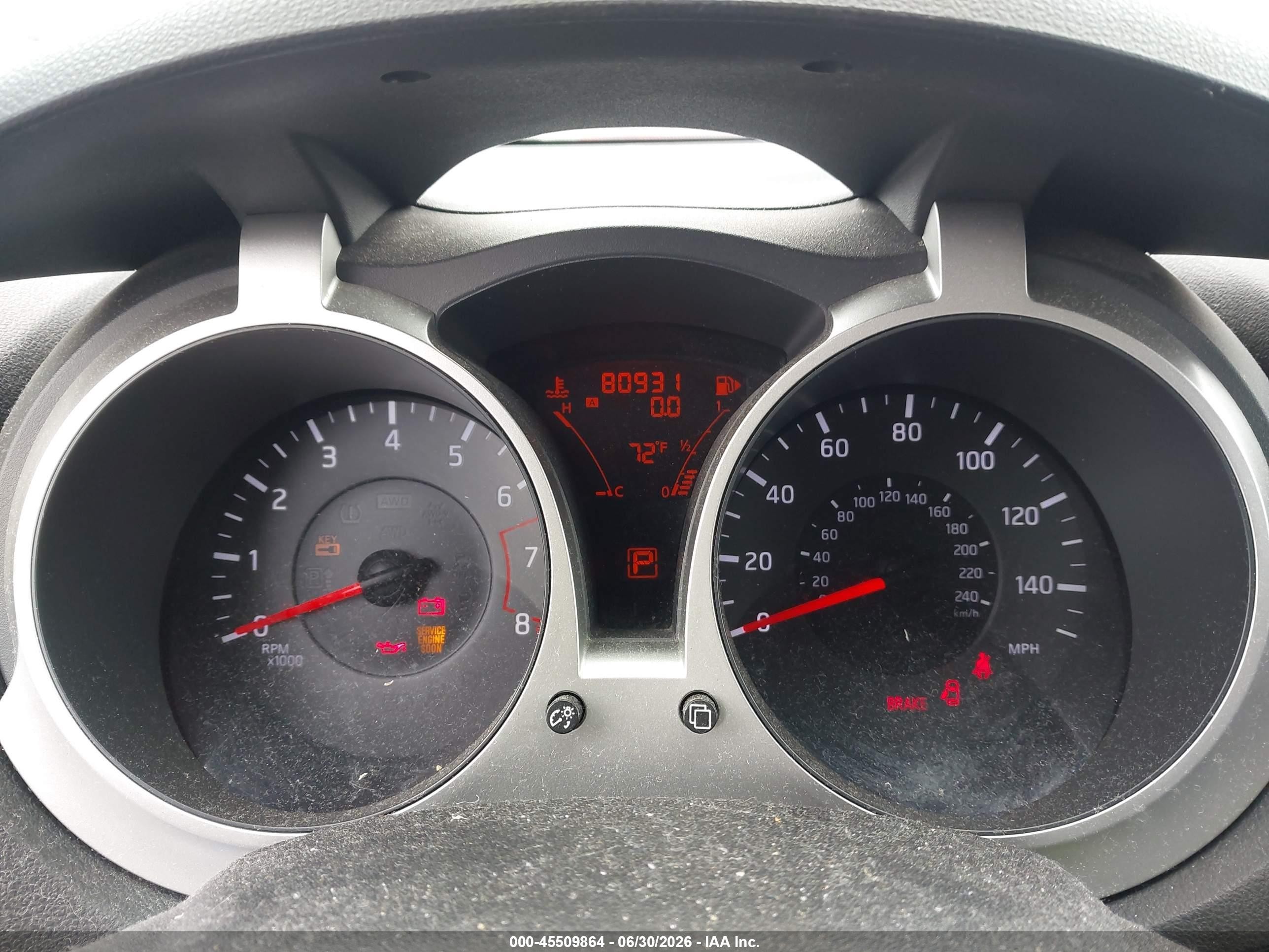 2012 Nissan Juke Sv Red vin: JN8AF5MR9CT117995