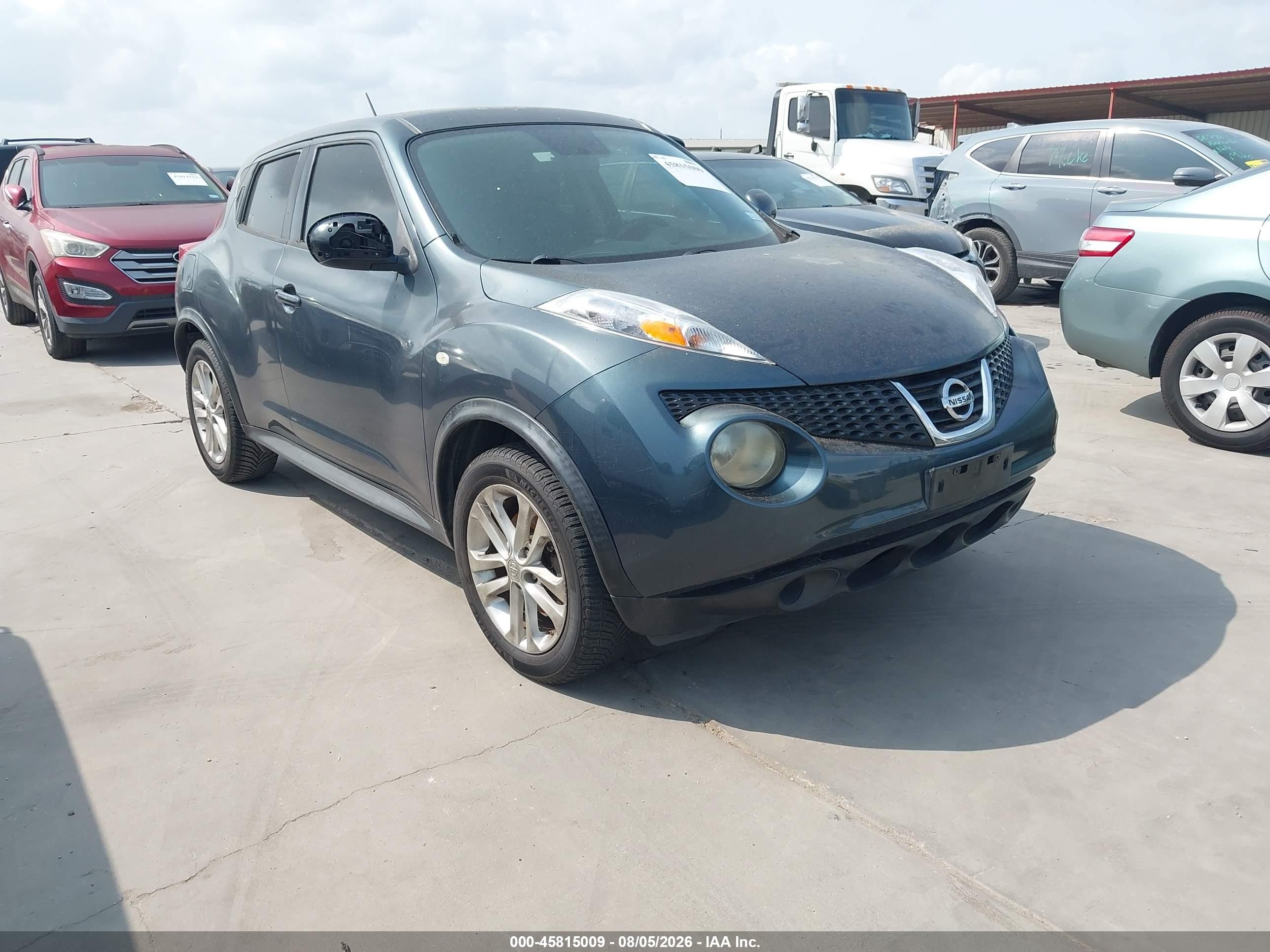 2013 Nissan Juke Sv Синий vin: JN8AF5MR9DT201560