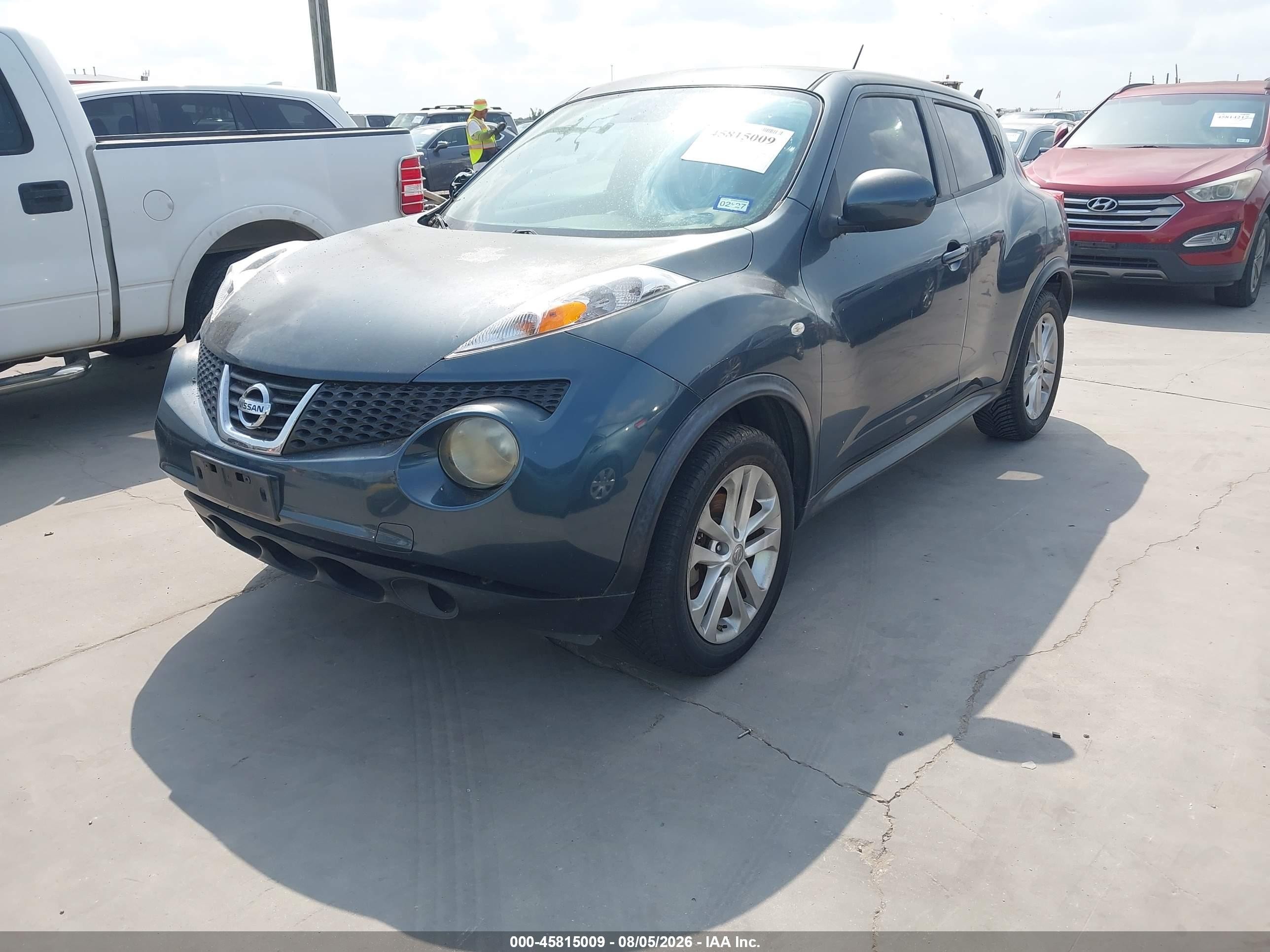 2013 Nissan Juke Sv Синий vin: JN8AF5MR9DT201560
