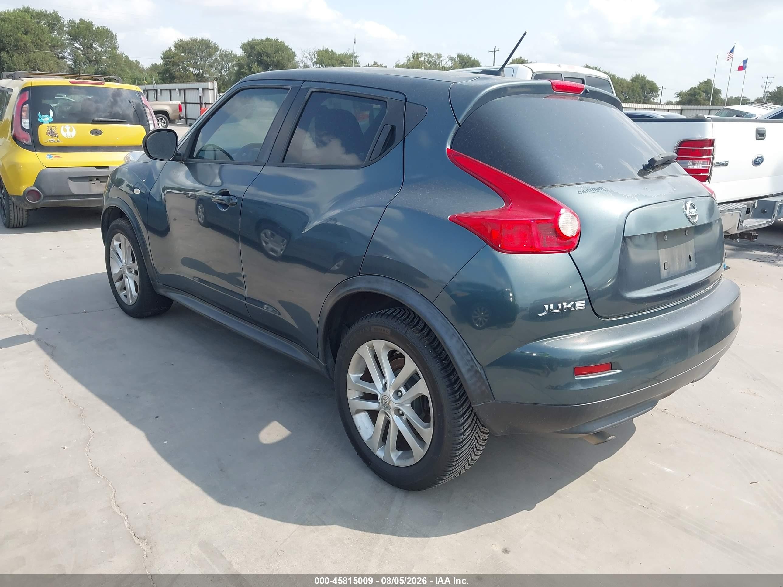 2013 Nissan Juke Sv Синий vin: JN8AF5MR9DT201560