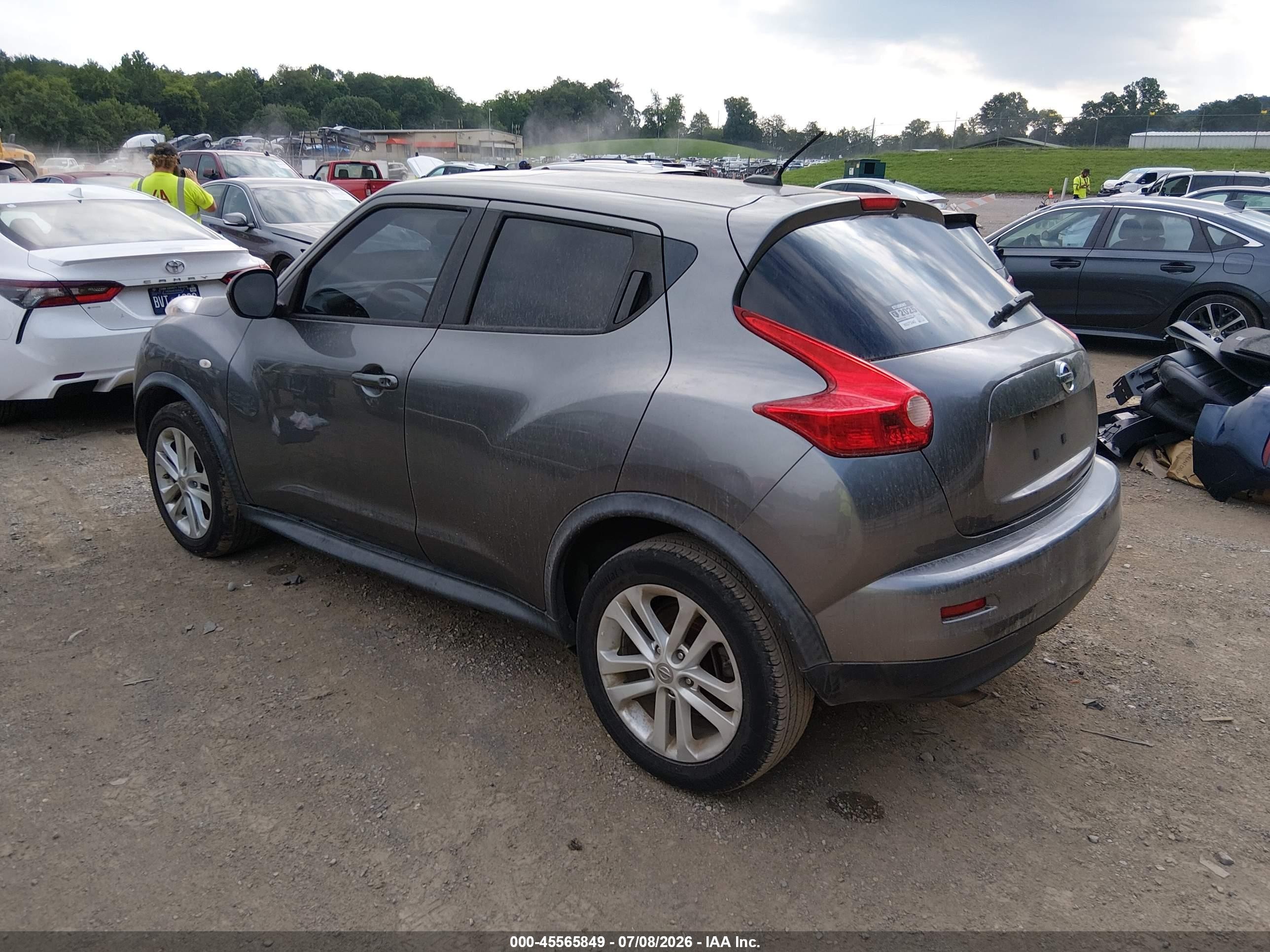2013 Nissan Juke Sl Gray vin: JN8AF5MR9DT204801