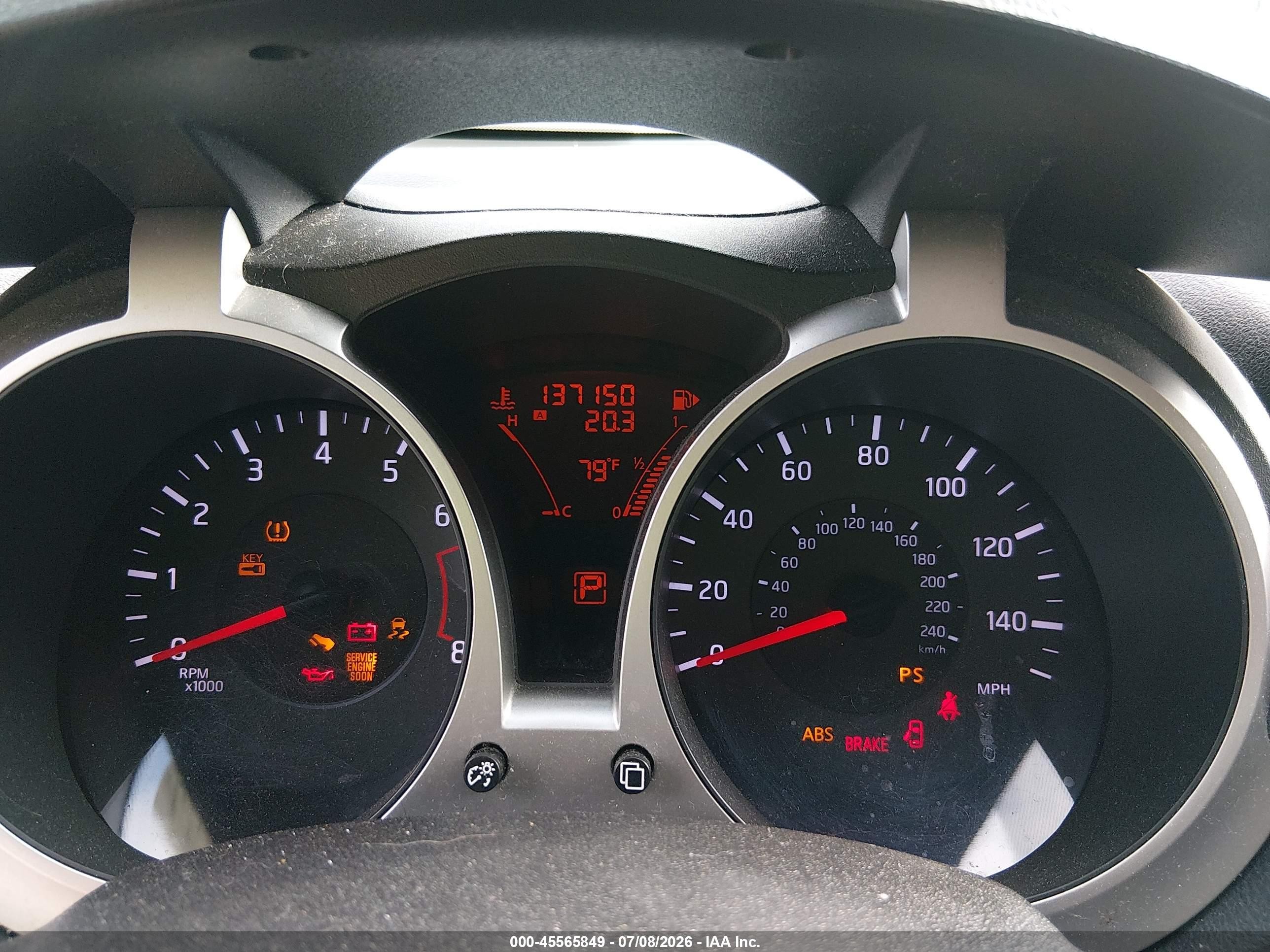 2013 Nissan Juke Sl Gray vin: JN8AF5MR9DT204801