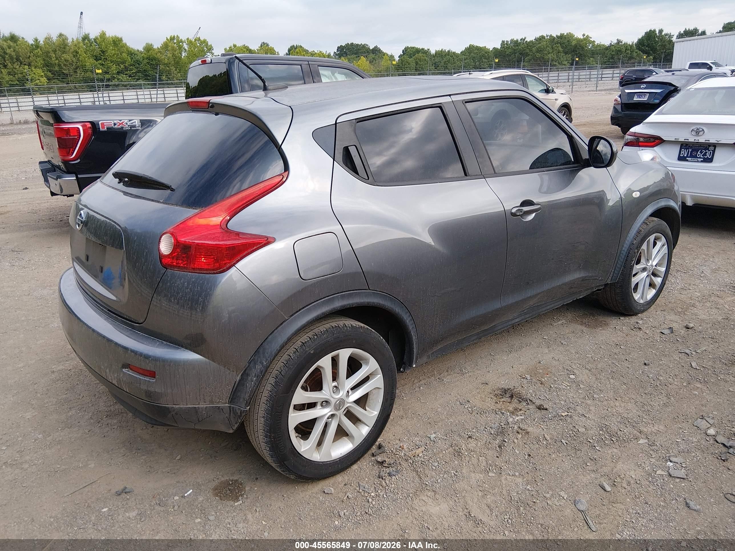 2013 Nissan Juke Sl Gray vin: JN8AF5MR9DT204801