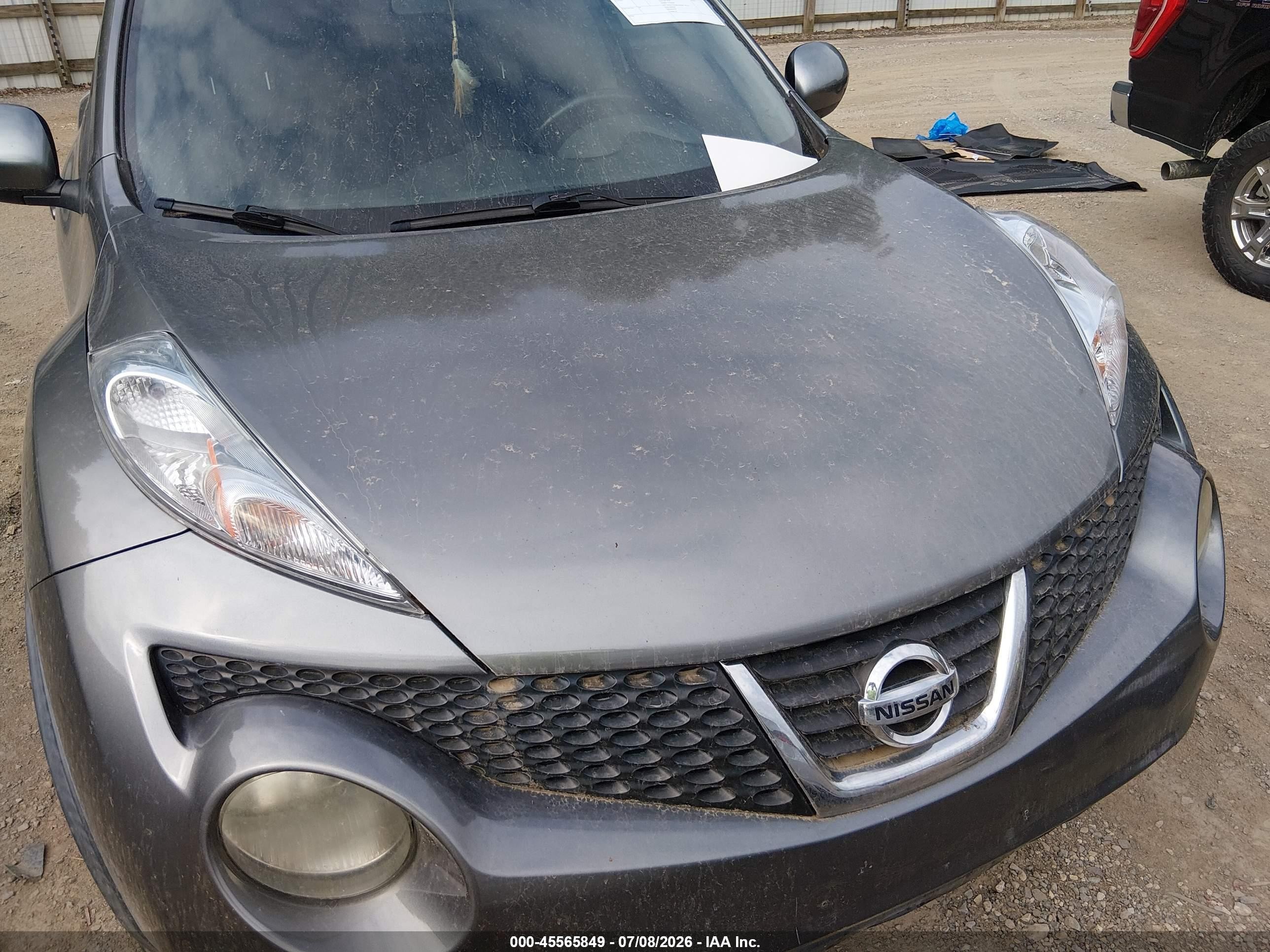 2013 Nissan Juke Sl Gray vin: JN8AF5MR9DT204801