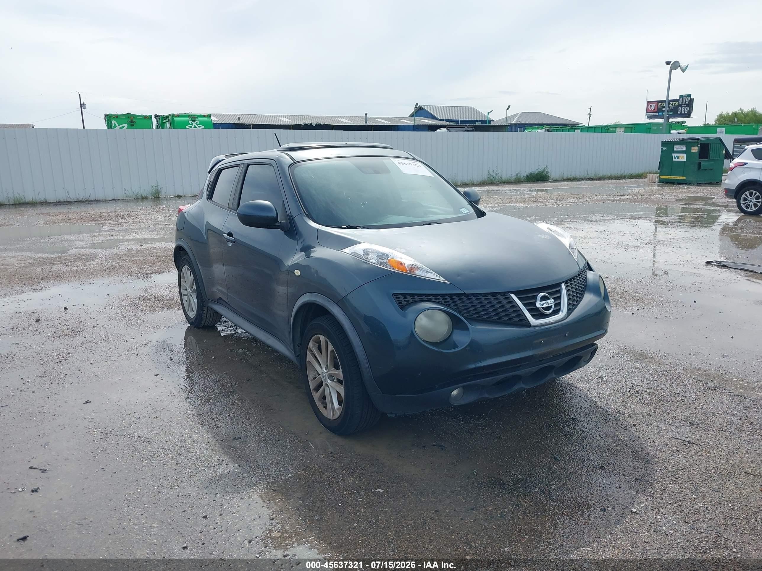 2013 Nissan Juke Sl Blue vin: JN8AF5MR9DT204832