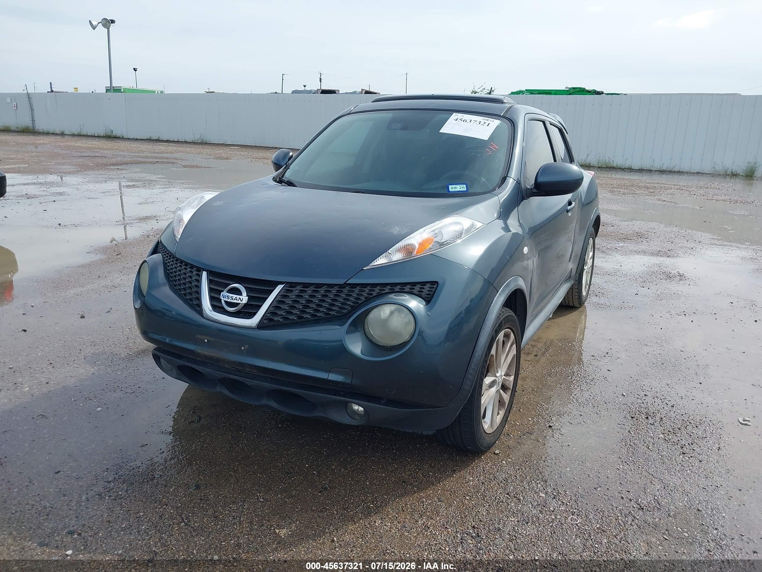 2013 Nissan Juke Sl Blue vin: JN8AF5MR9DT204832