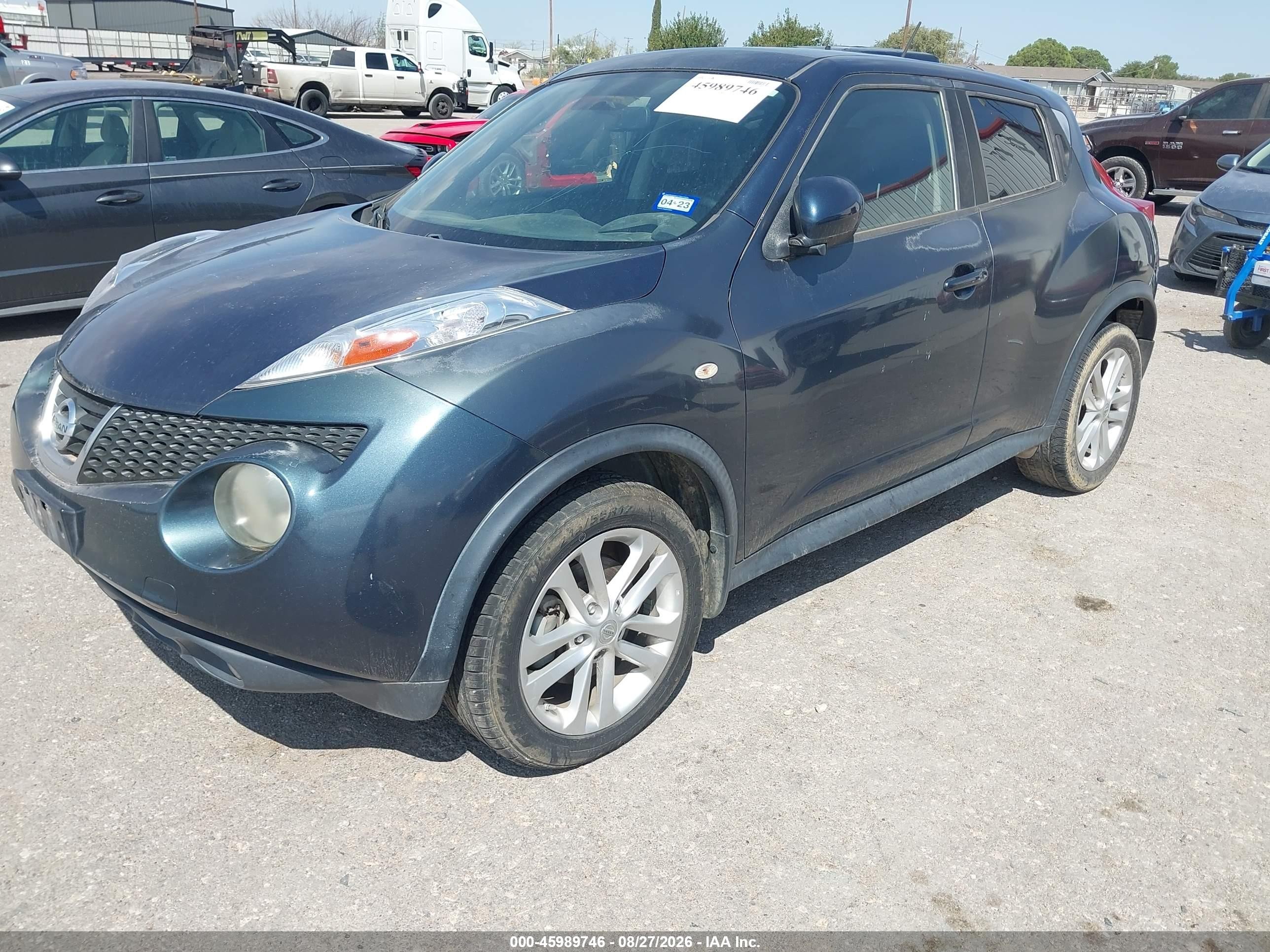 2013 Nissan Juke Sl Green vin: JN8AF5MR9DT226104