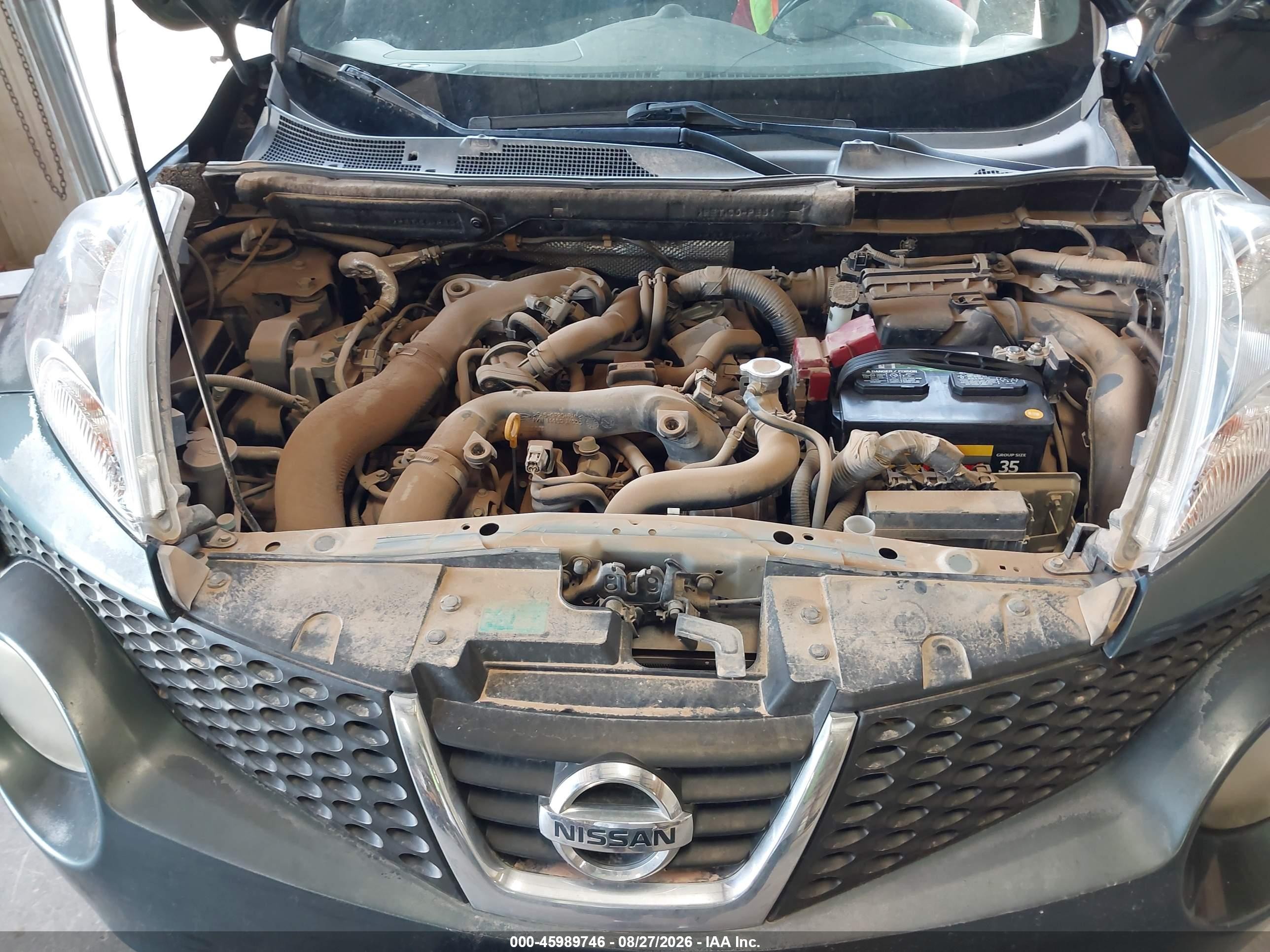 2013 Nissan Juke Sl Green vin: JN8AF5MR9DT226104