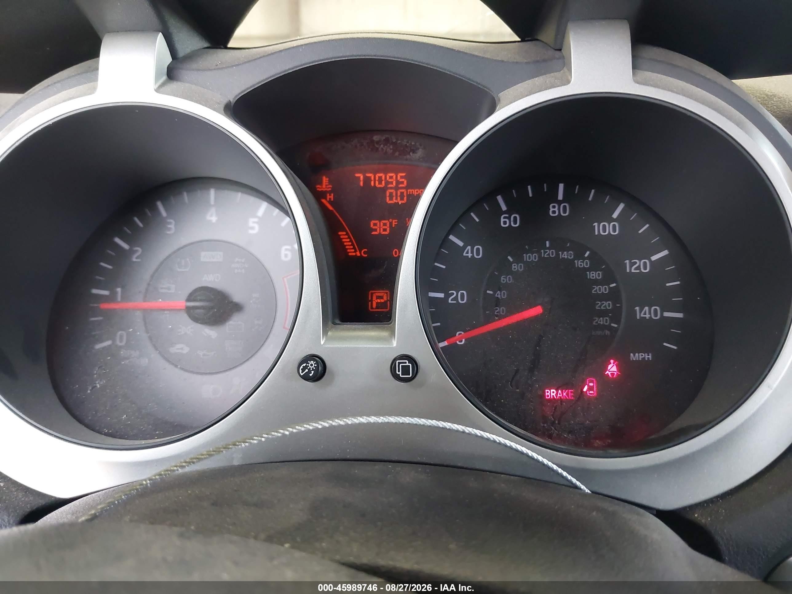 2013 Nissan Juke Sl Green vin: JN8AF5MR9DT226104