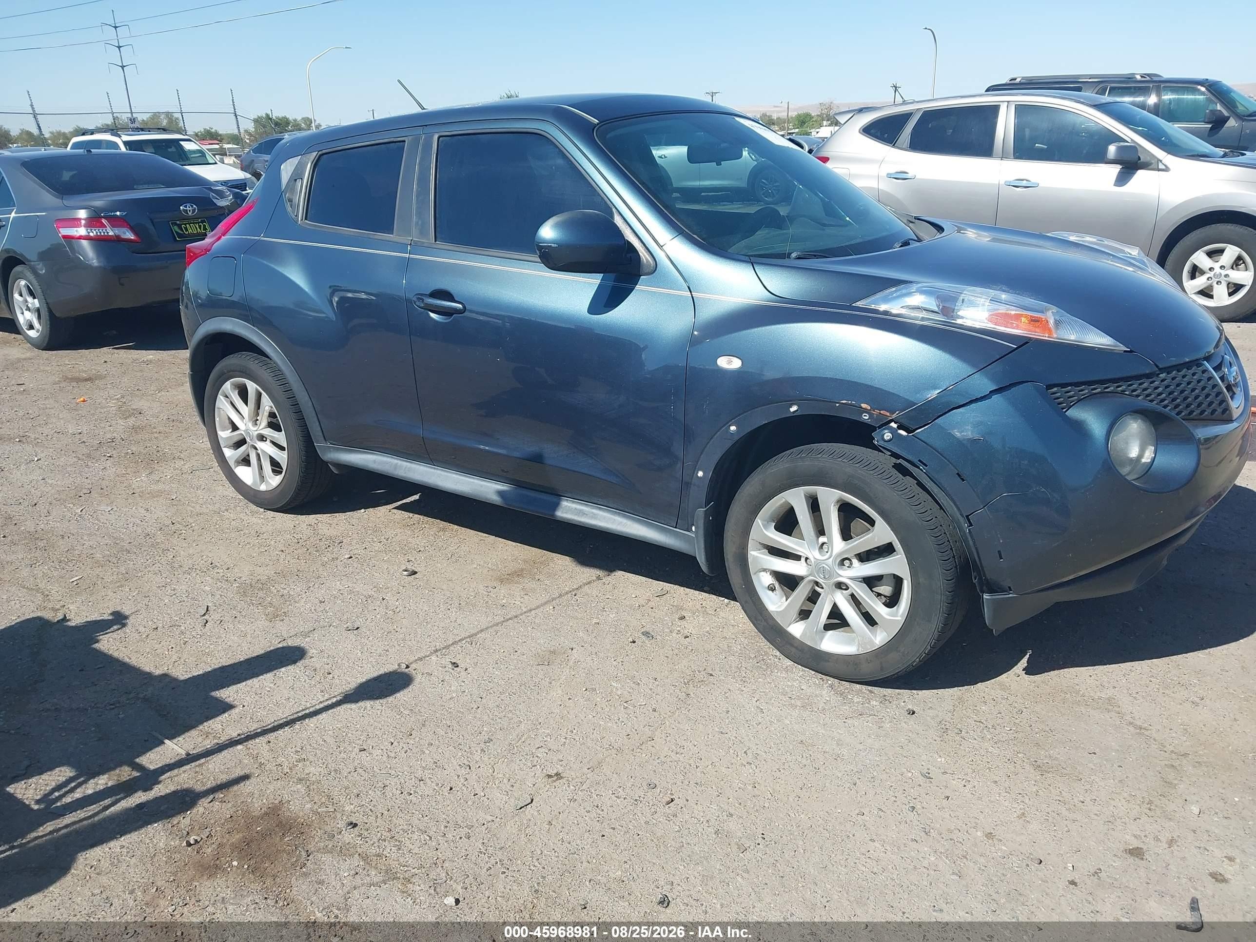 2014 Nissan Juke S Blue vin: JN8AF5MR9ET350651