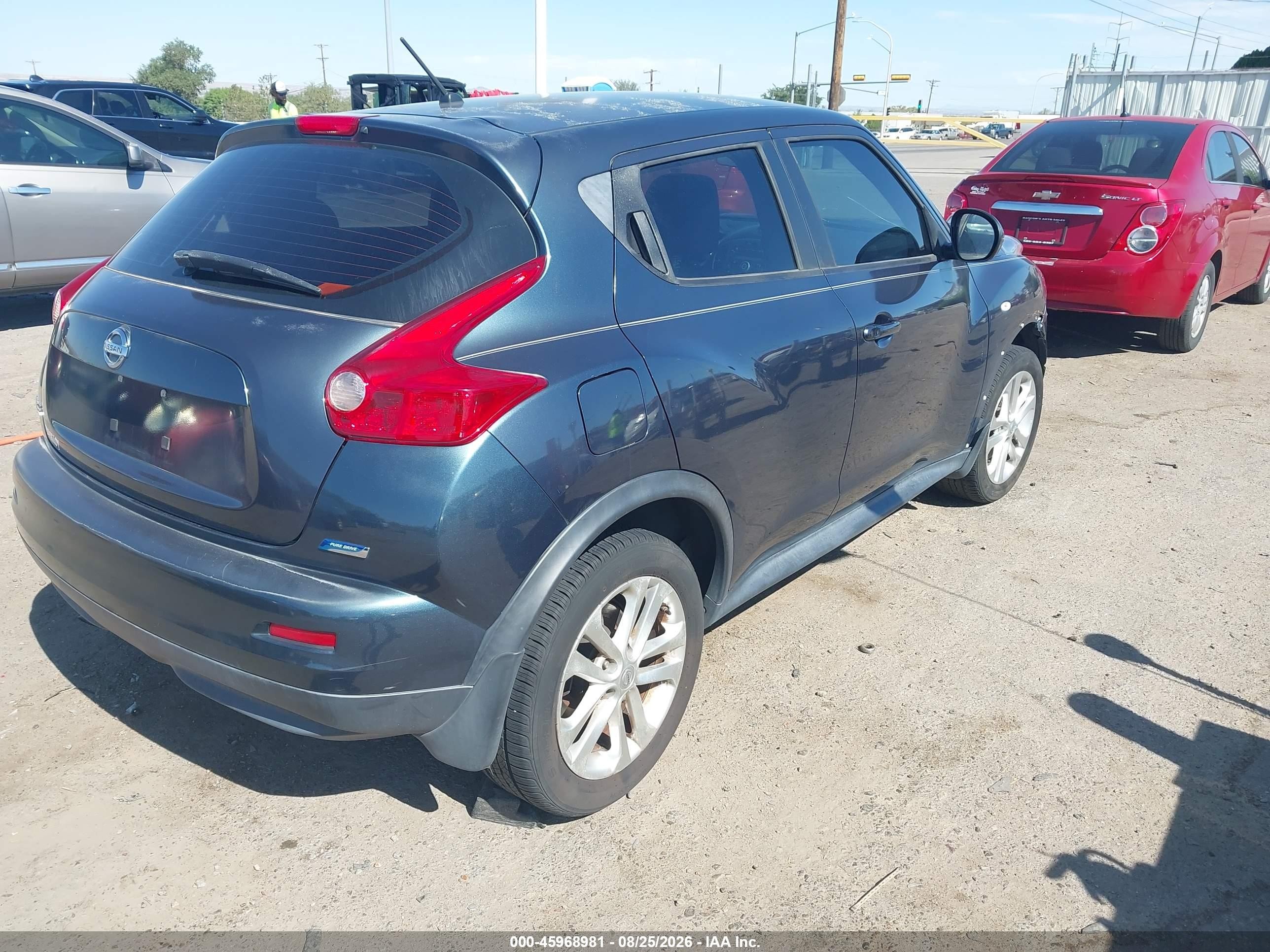 2014 Nissan Juke S Blue vin: JN8AF5MR9ET350651