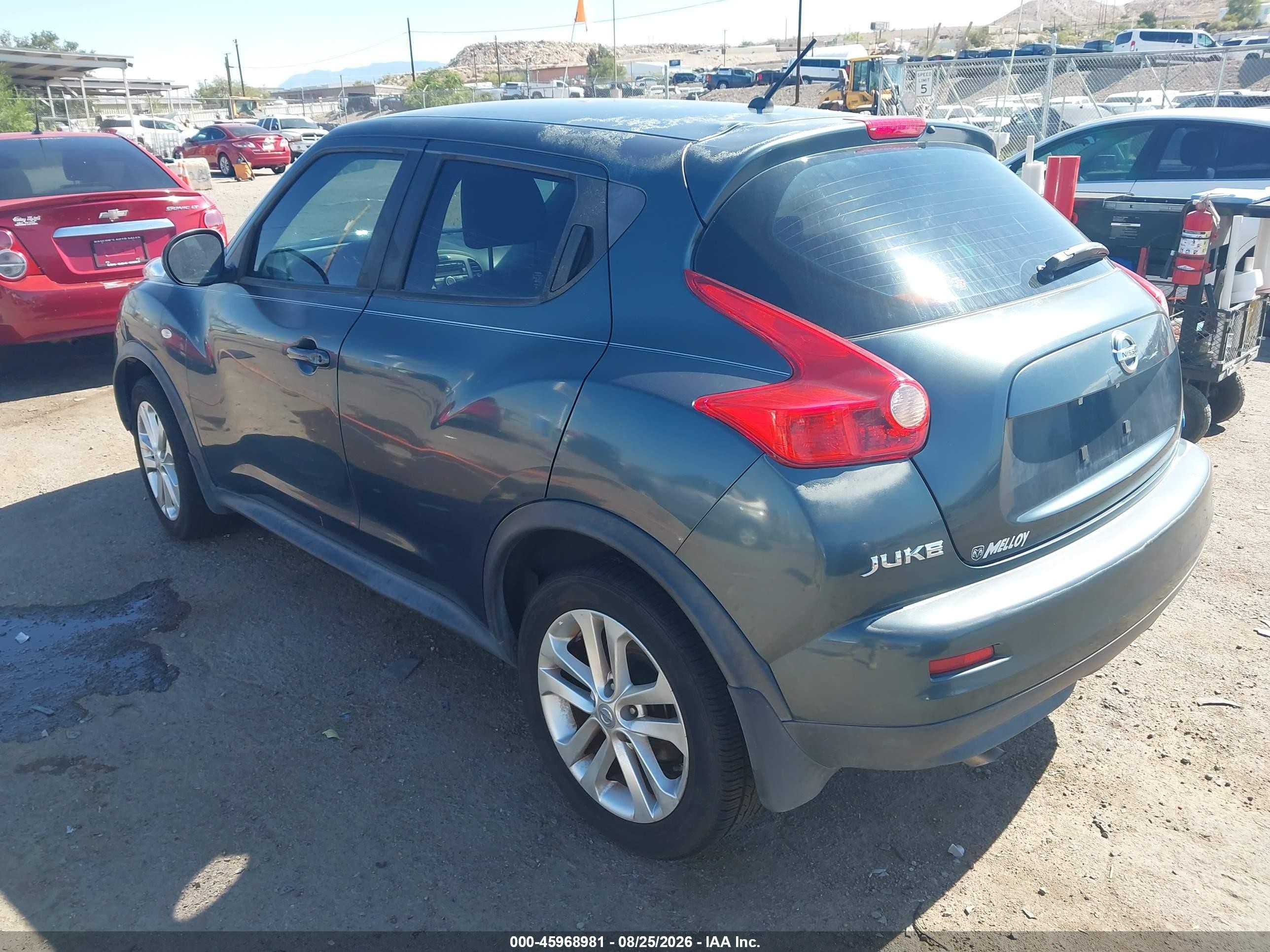 2014 Nissan Juke S Blue vin: JN8AF5MR9ET350651