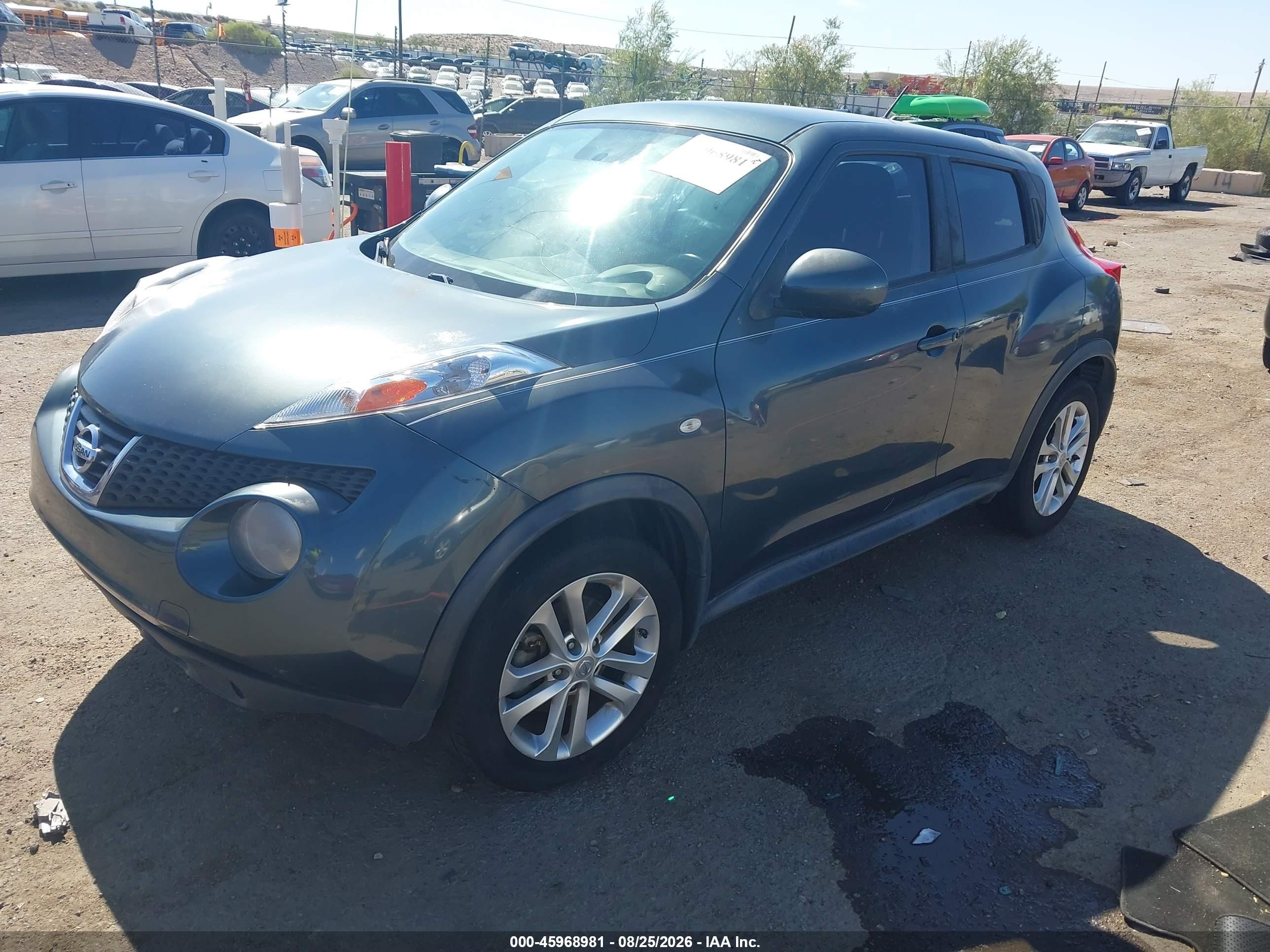 2014 Nissan Juke S Blue vin: JN8AF5MR9ET350651