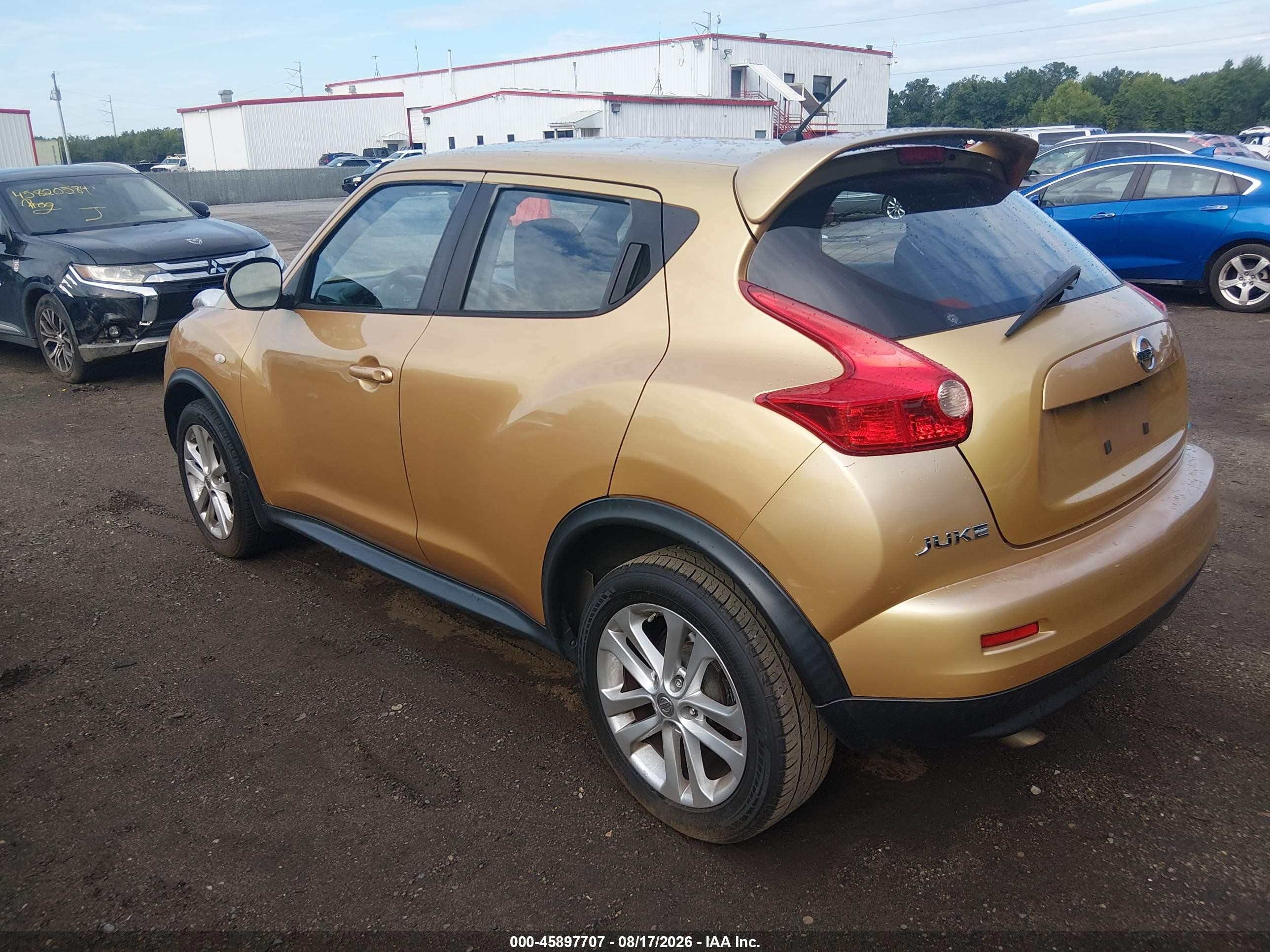 2014 Nissan Juke S Gold vin: JN8AF5MR9ET355073