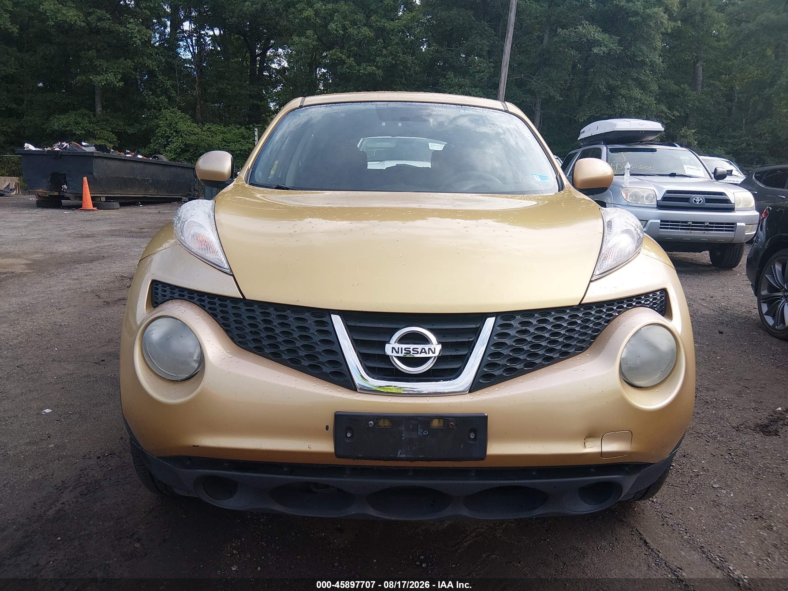 2014 Nissan Juke S Gold vin: JN8AF5MR9ET355073