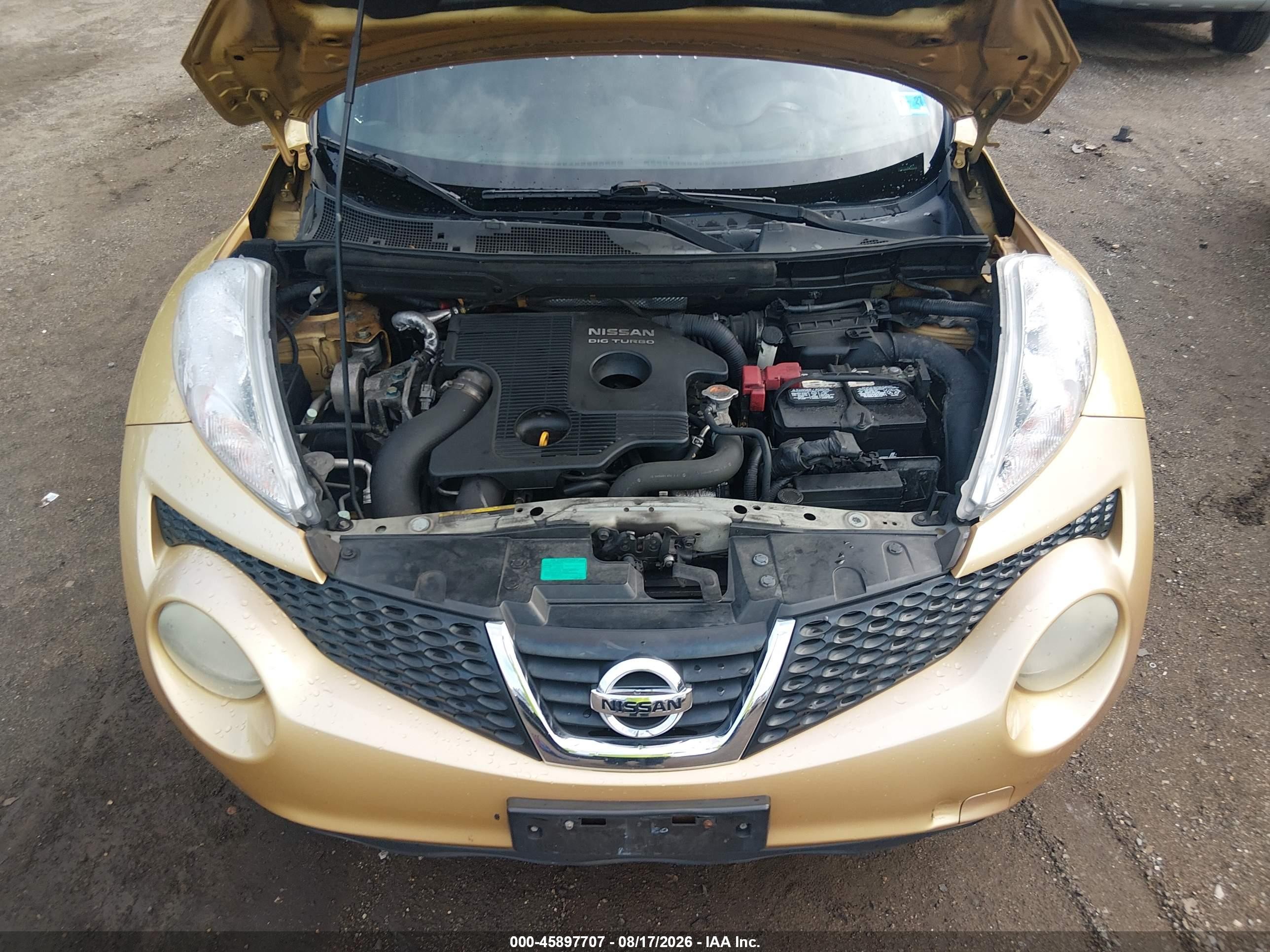 2014 Nissan Juke S Gold vin: JN8AF5MR9ET355073