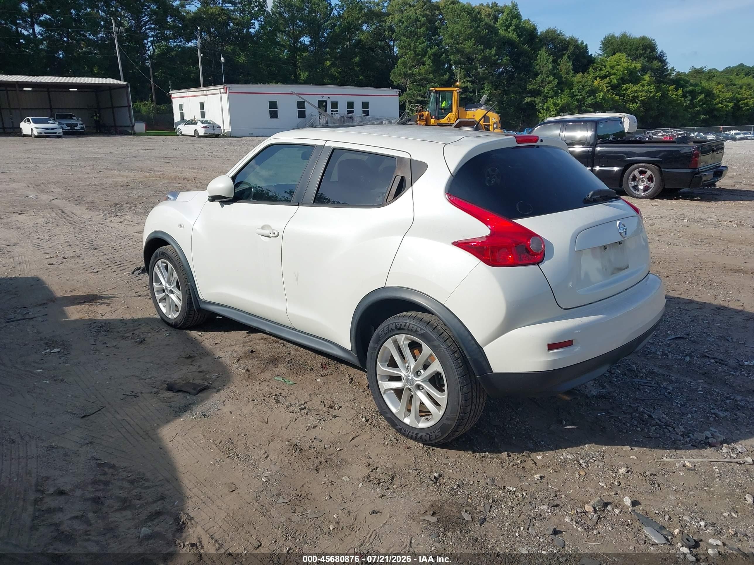 2014 Nissan Juke Sv White vin: JN8AF5MR9ET356501