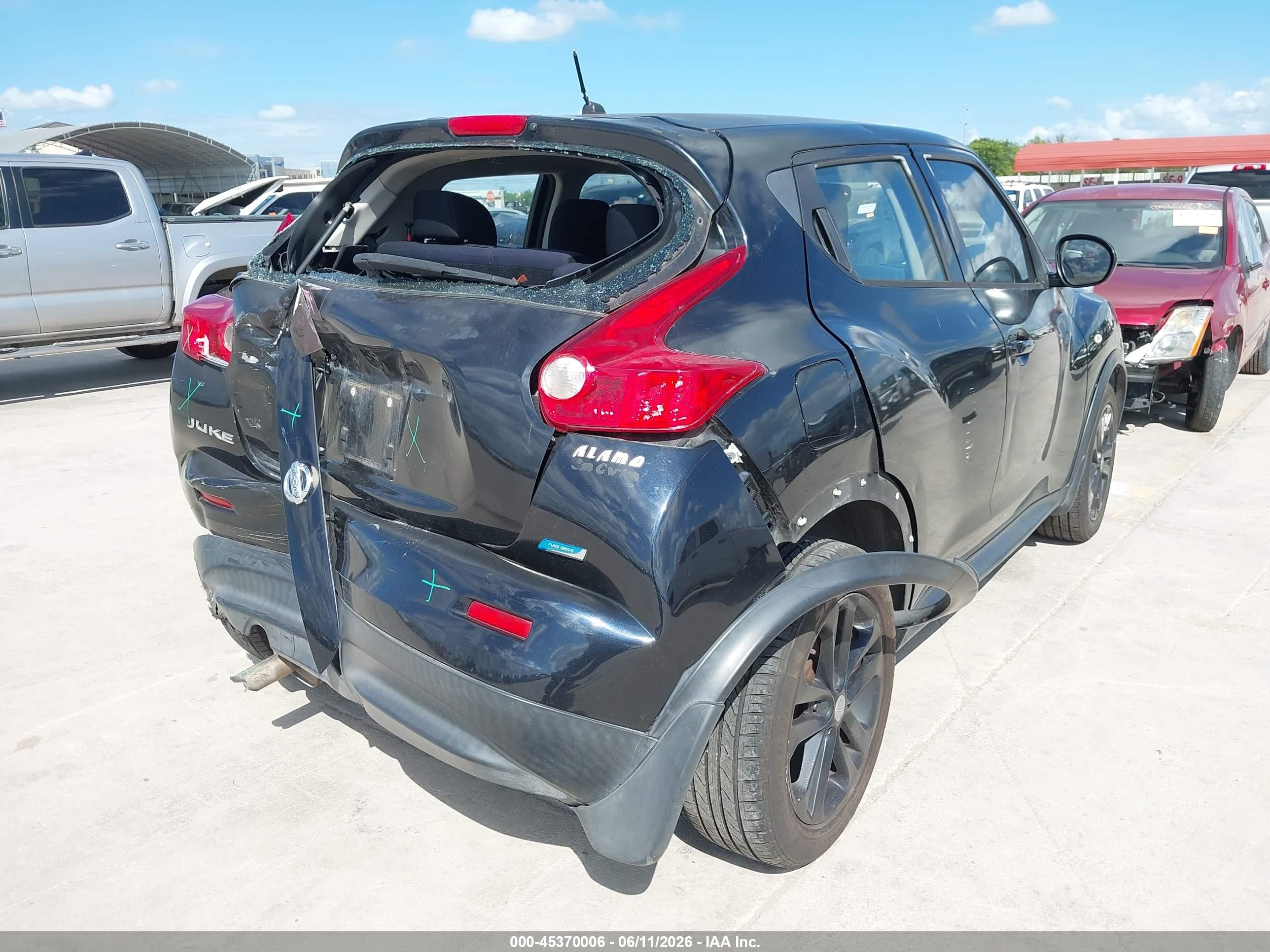2014 Nissan Juke S Black vin: JN8AF5MR9ET357700
