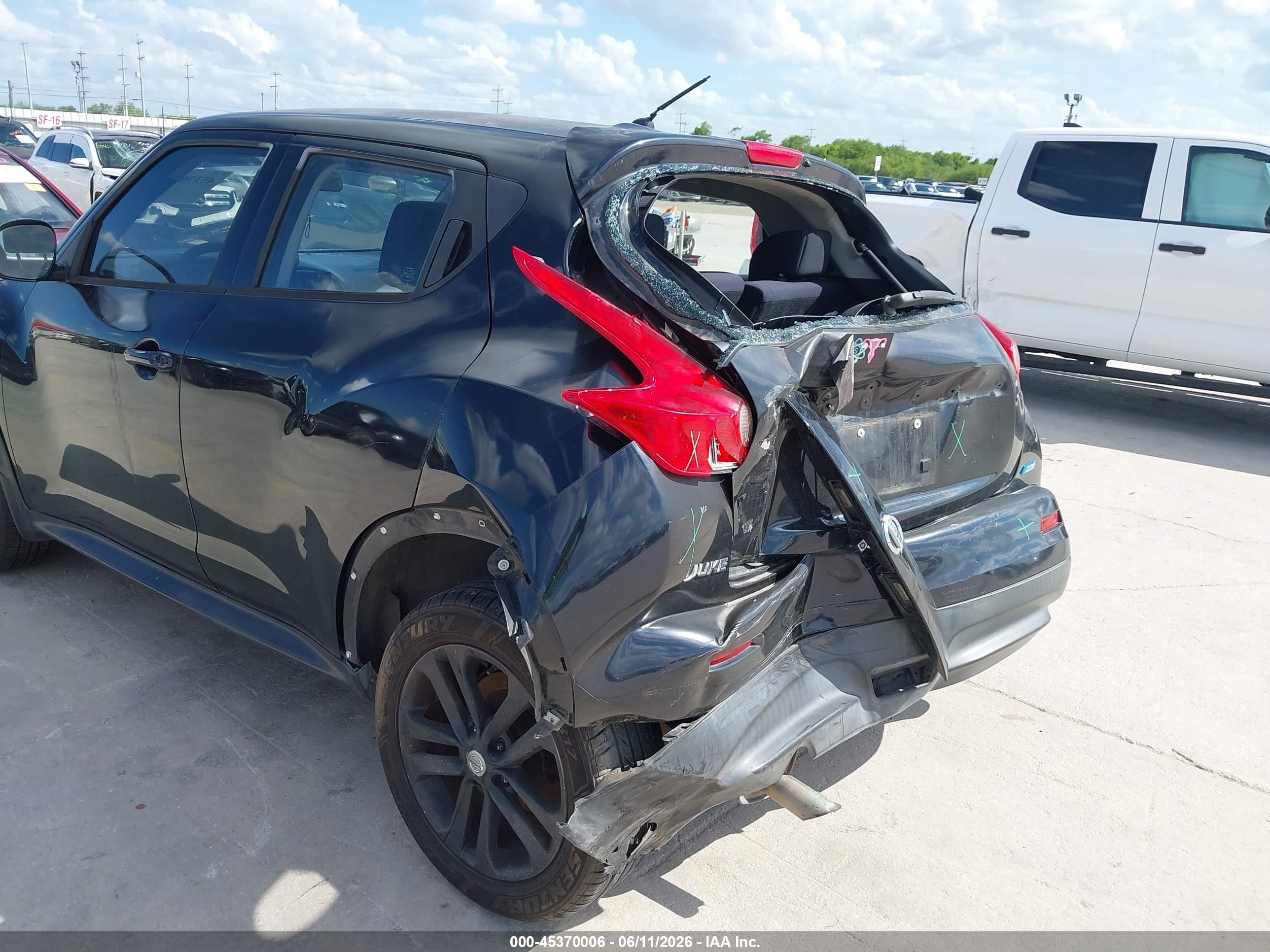 2014 Nissan Juke S Black vin: JN8AF5MR9ET357700