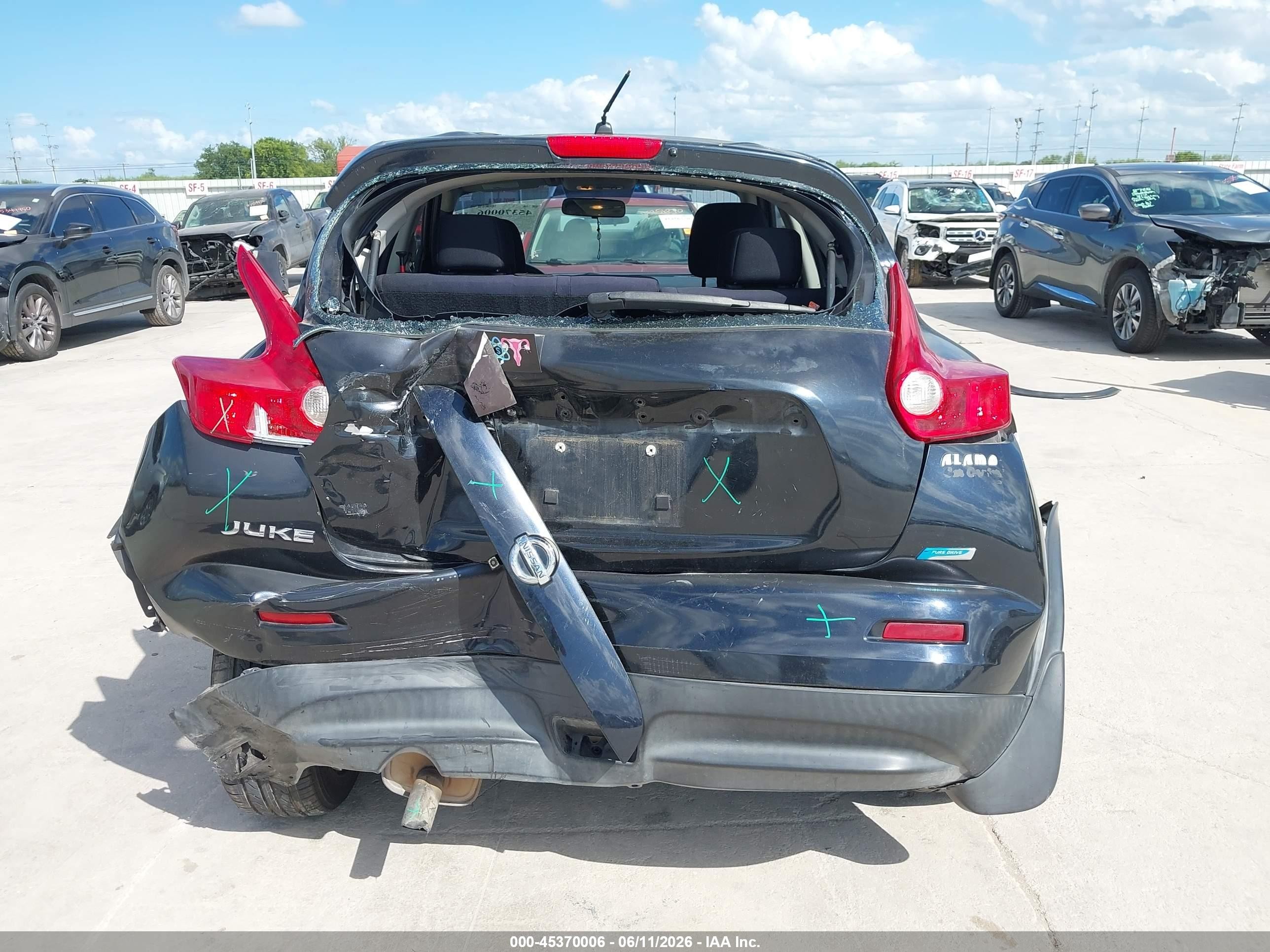 2014 Nissan Juke S Black vin: JN8AF5MR9ET357700