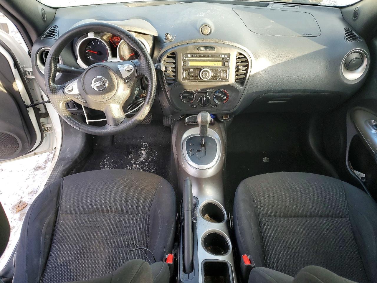 2014 Nissan Juke S White vin: JN8AF5MR9ET361813