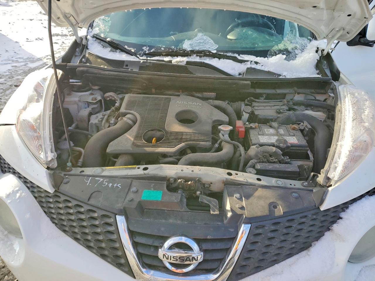 2014 Nissan Juke S White vin: JN8AF5MR9ET361813
