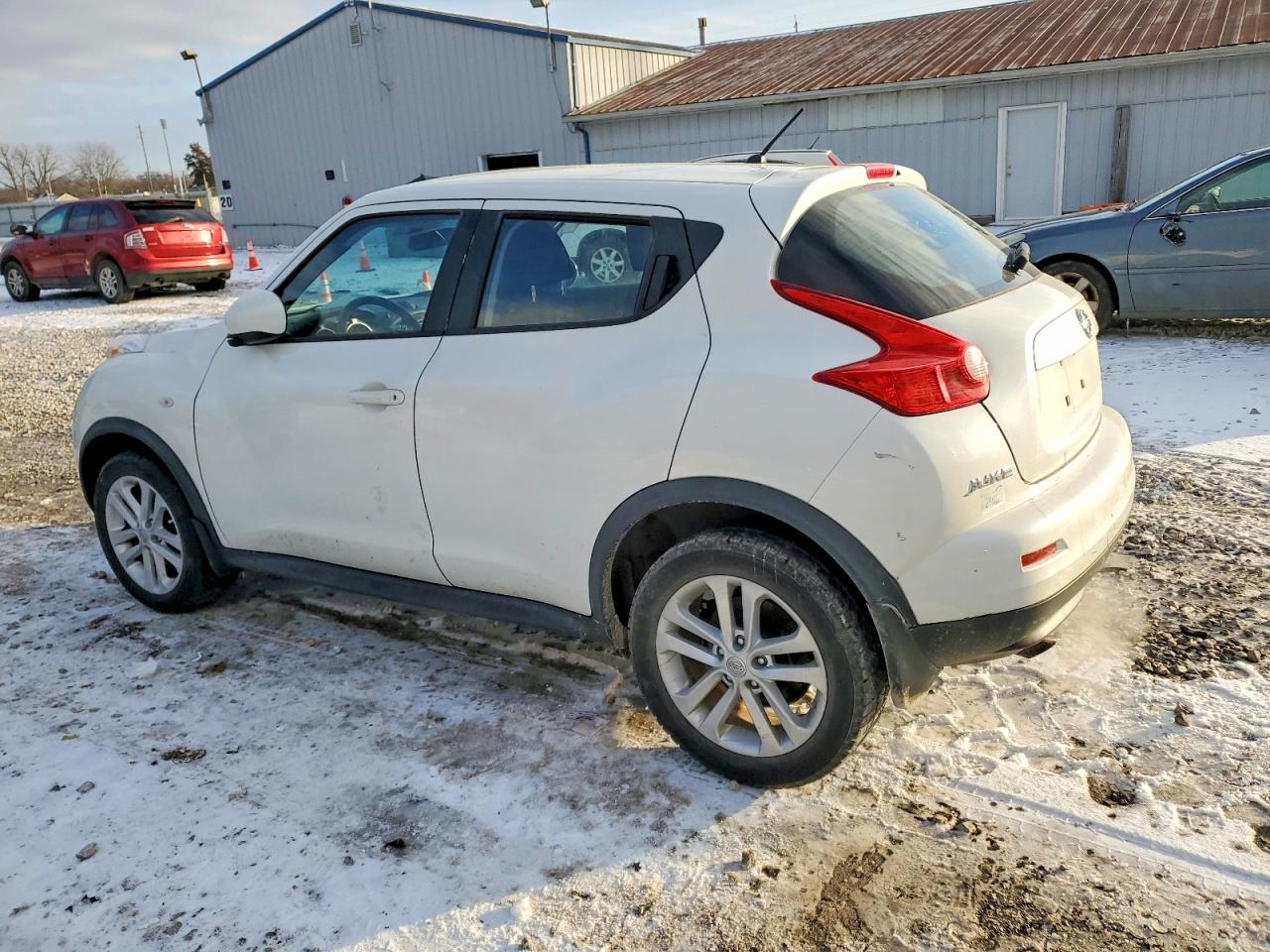 2014 Nissan Juke S White vin: JN8AF5MR9ET361813