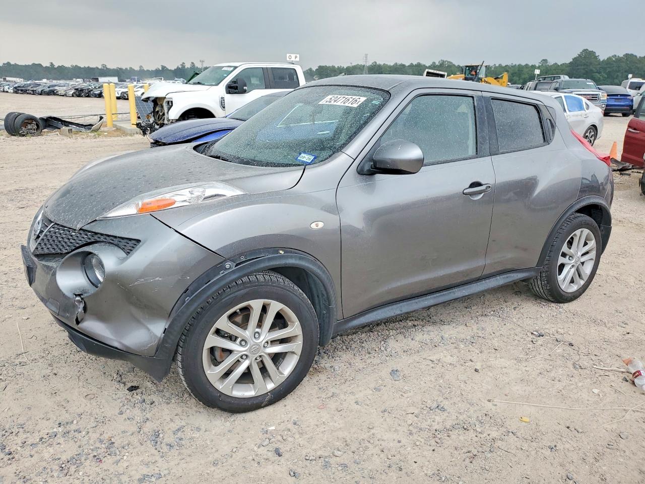 2014 Nissan Juke Sl Gray vin: JN8AF5MR9ET451818