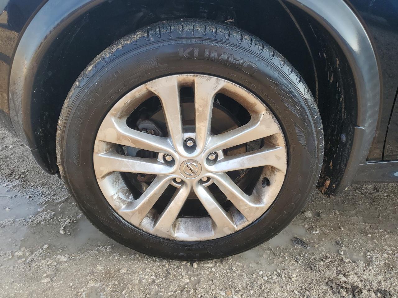 2014 Nissan Juke Sl Black vin: JN8AF5MR9ET452225 Damage: Left Front Wheel, Curb Rash, > 12 Inches