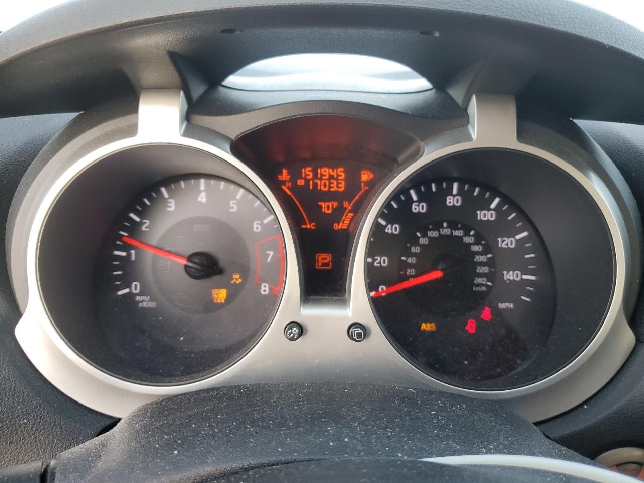 2014 Nissan Juke Sl Black vin: JN8AF5MR9ET452225 Damage: Warning Light - Engine, On, Unacceptable