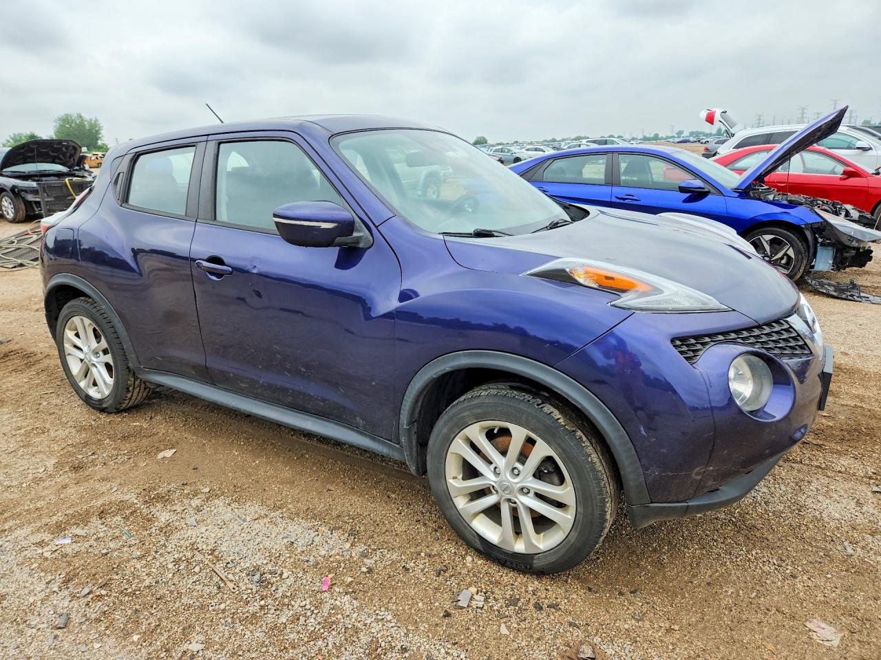 2015 Nissan Juke S Purple vin: JN8AF5MR9FT501490