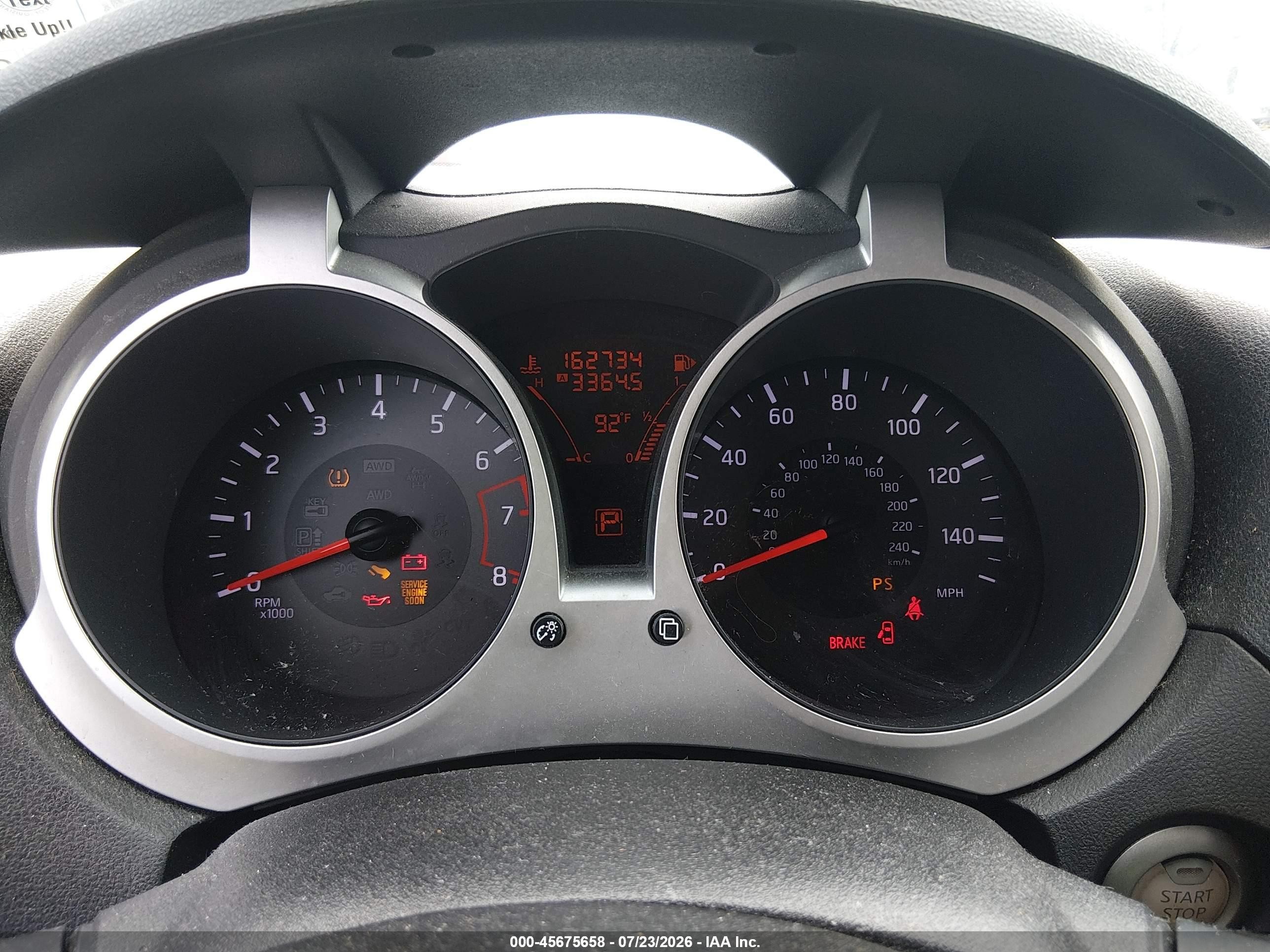 2015 Nissan Juke Sv Gray vin: JN8AF5MR9FT504163