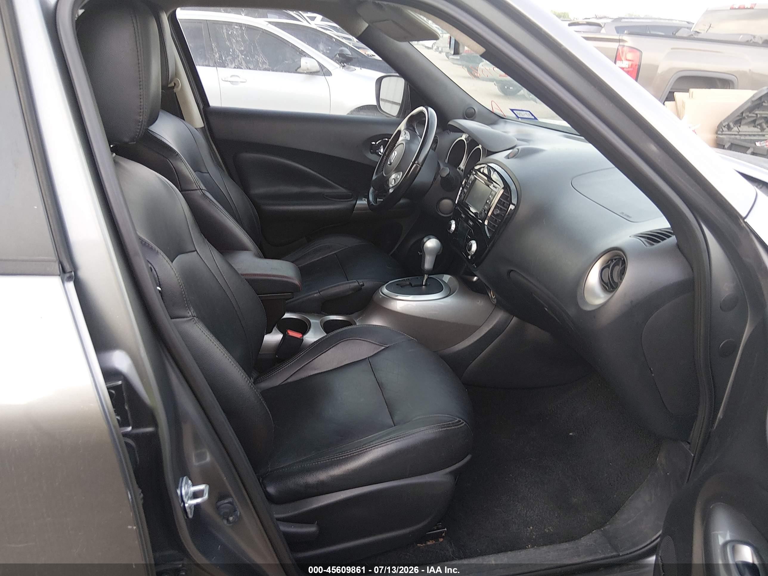 2015 Nissan Juke Sv Gray vin: JN8AF5MR9FT506527