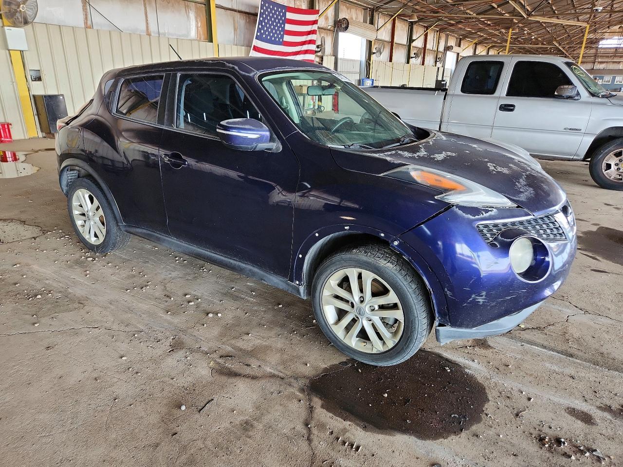 2015 Nissan Juke S Blue vin: JN8AF5MR9FT507130