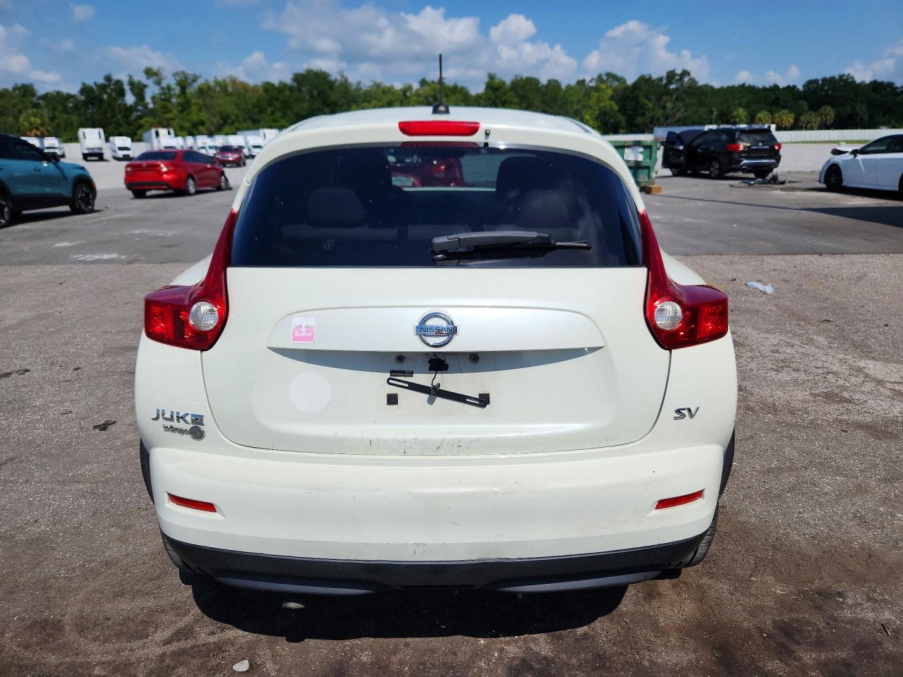 2011 Nissan Juke S/sv/sl White vin: JN8AF5MRXBT005317