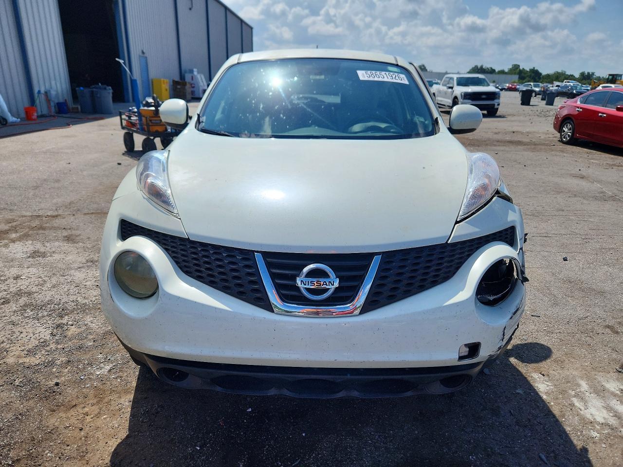 2011 Nissan Juke S/sv/sl White vin: JN8AF5MRXBT005317