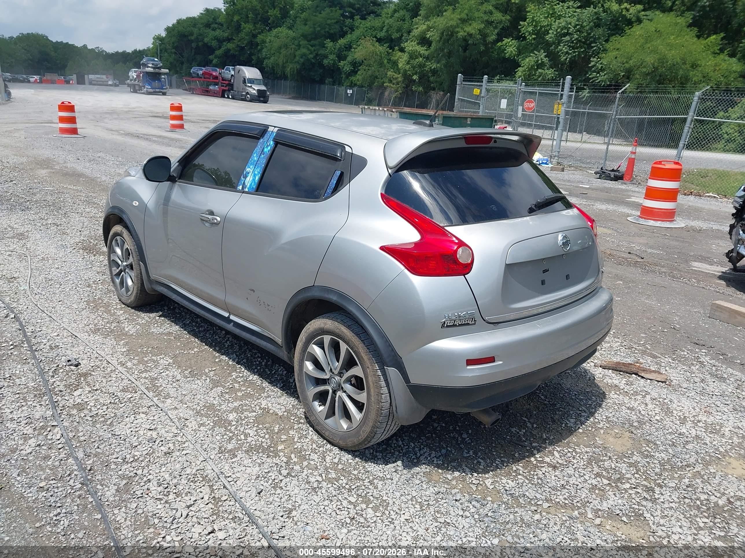 2011 Nissan Juke Sv Gray vin: JN8AF5MRXBT017029