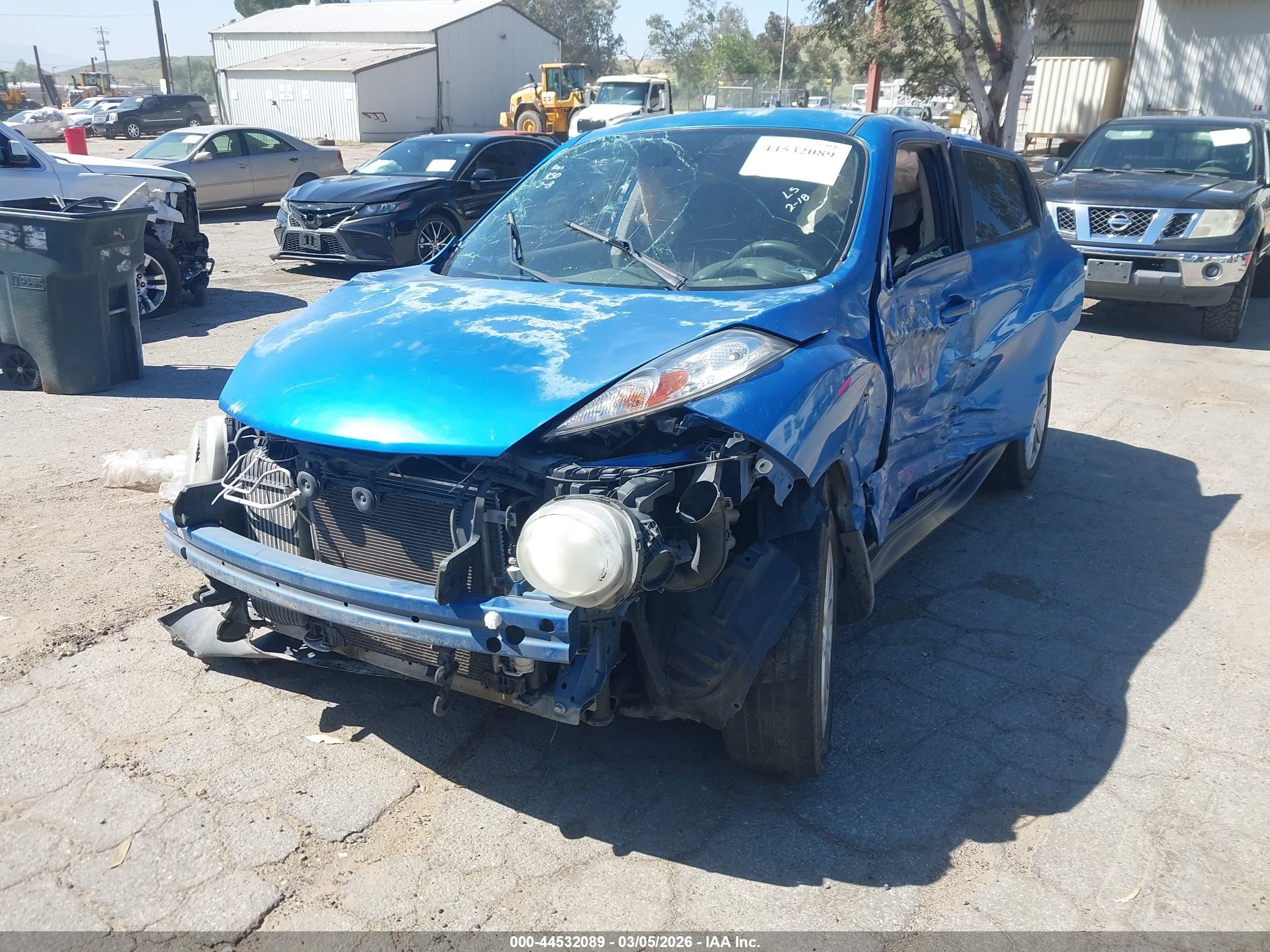 2011 Nissan Juke S Blue vin: JN8AF5MRXBT019153